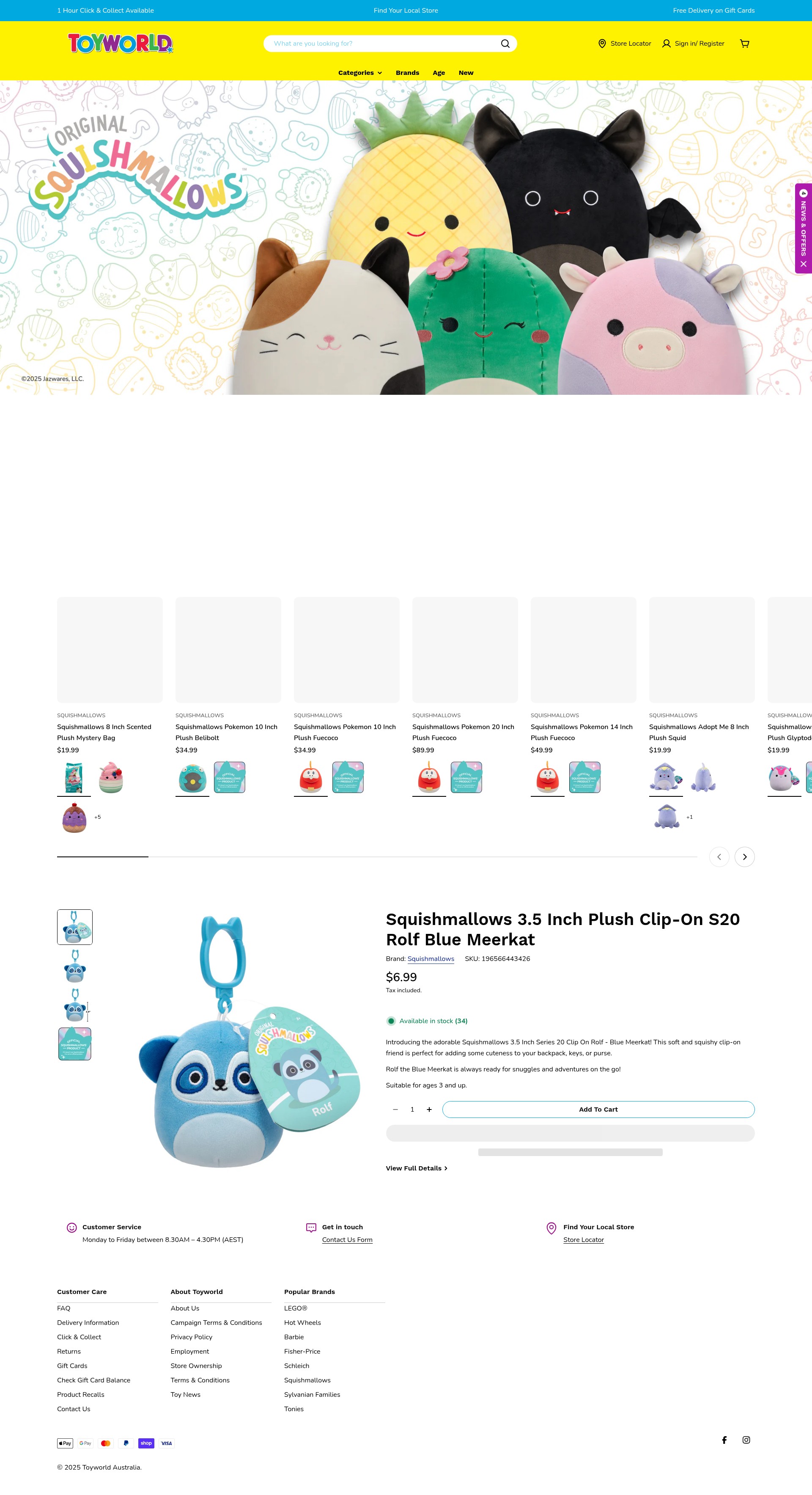 Screenshot of www.toyworld.com.au