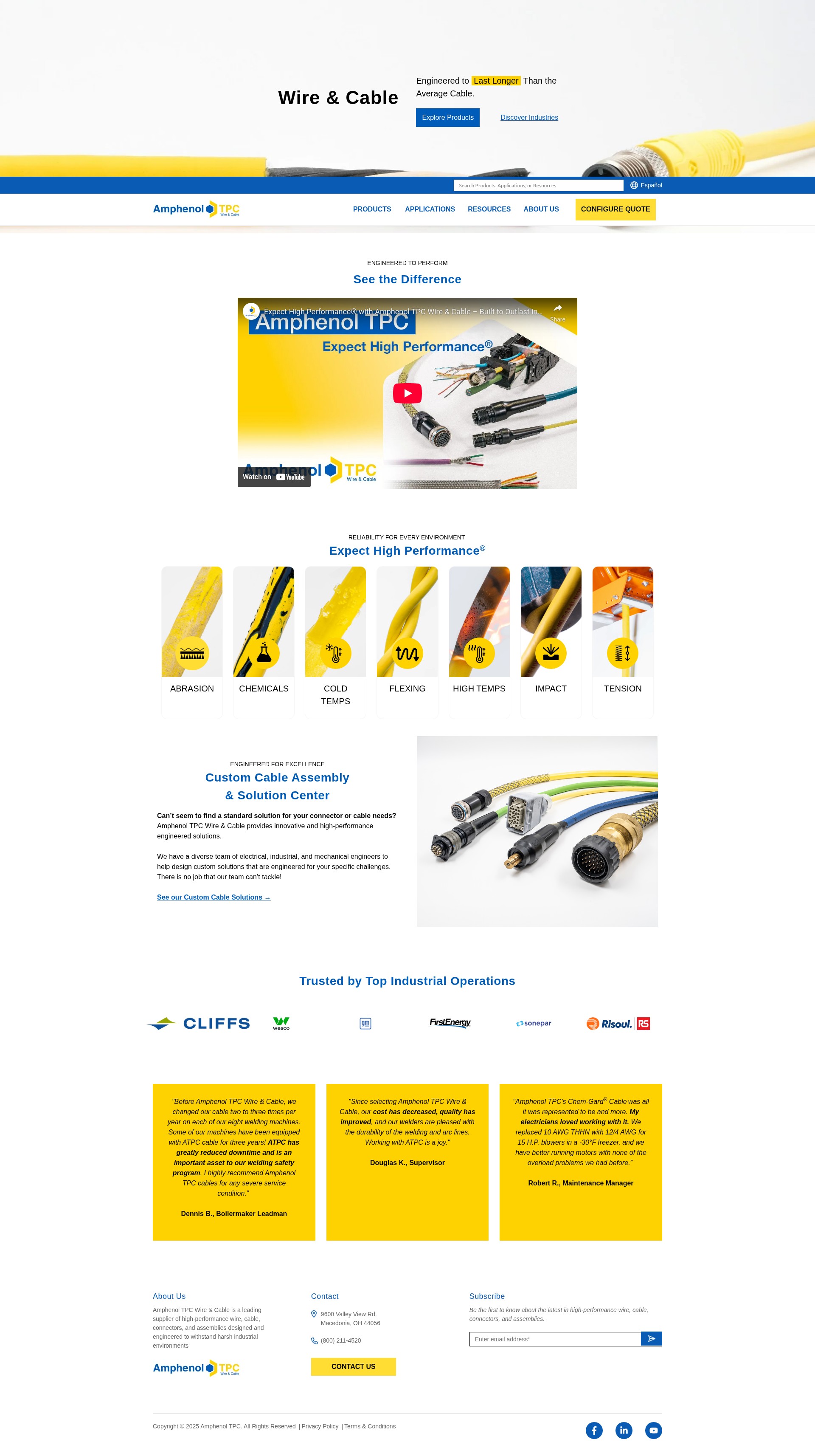 Screenshot of www.tpcwire.com
