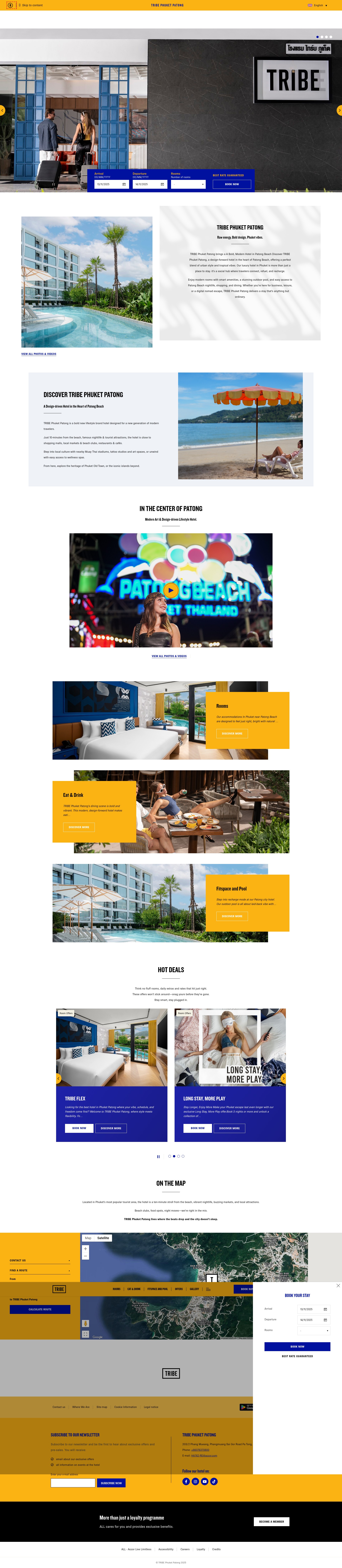 Screenshot of www.tribephuketpatong.com