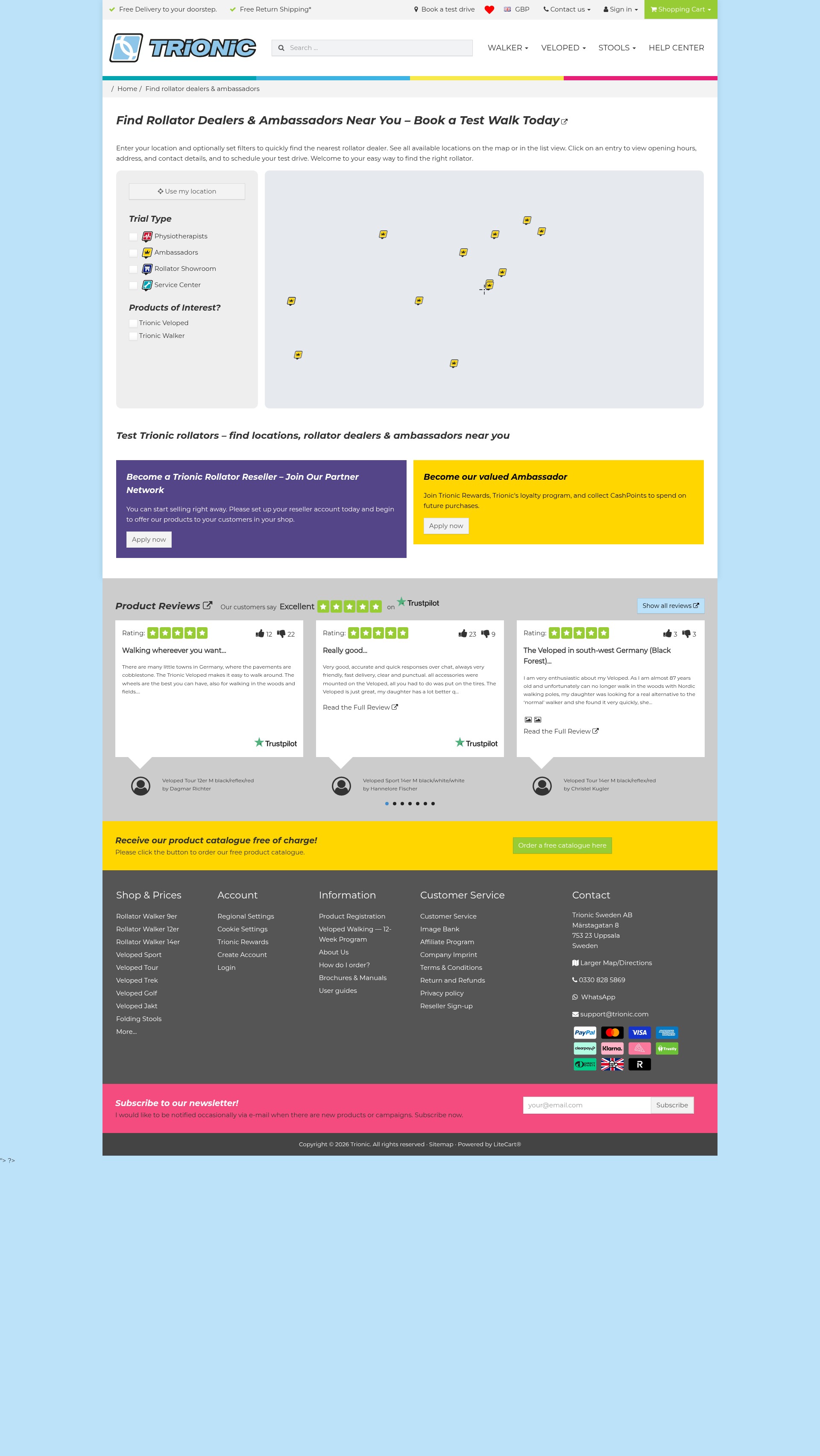 Screenshot of www.trionic.uk