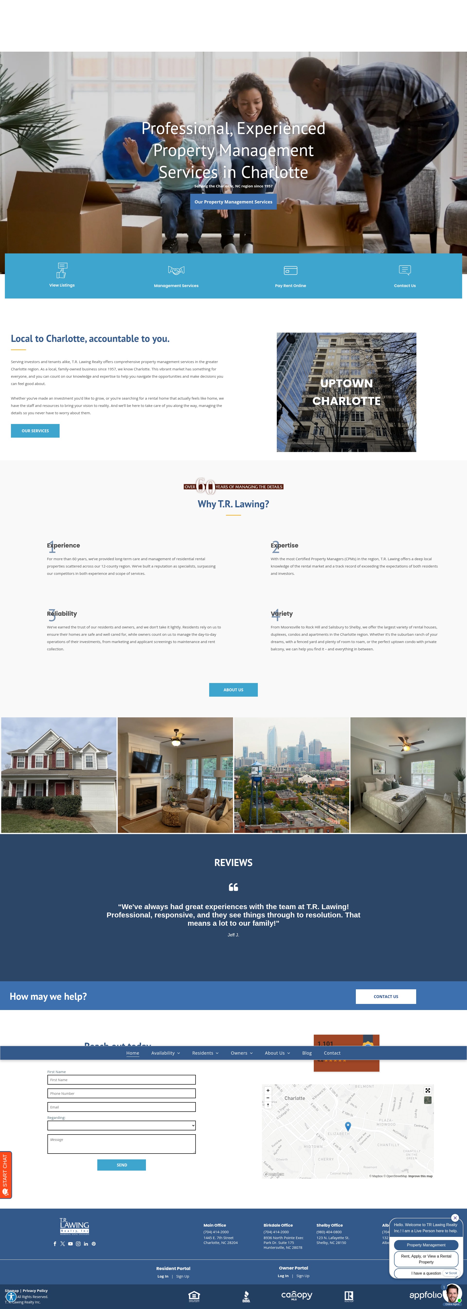 Screenshot of www.trlawing.com