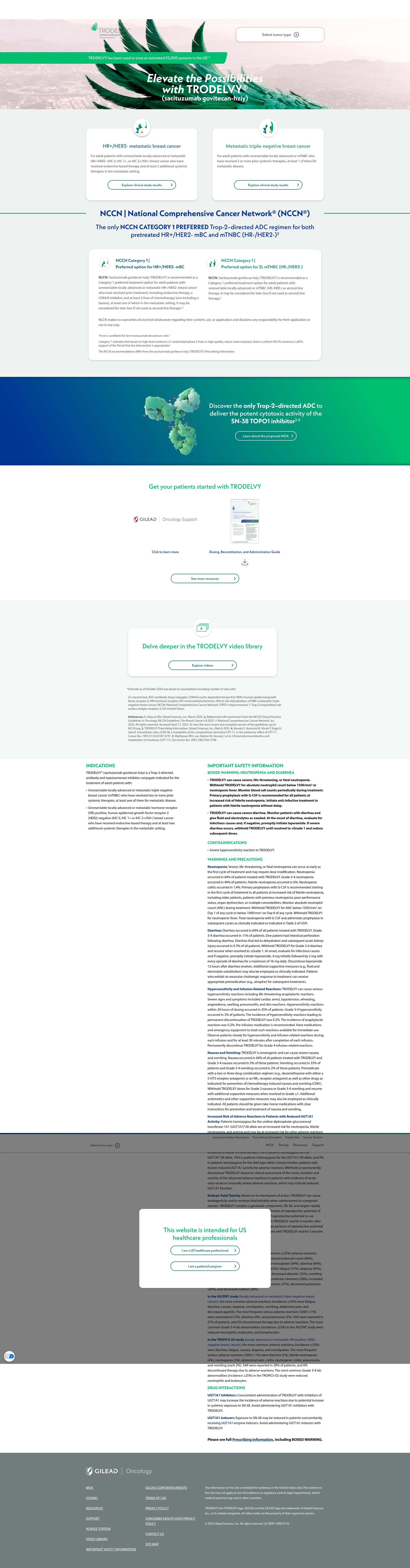 Screenshot of www.trodelvyhcp.com