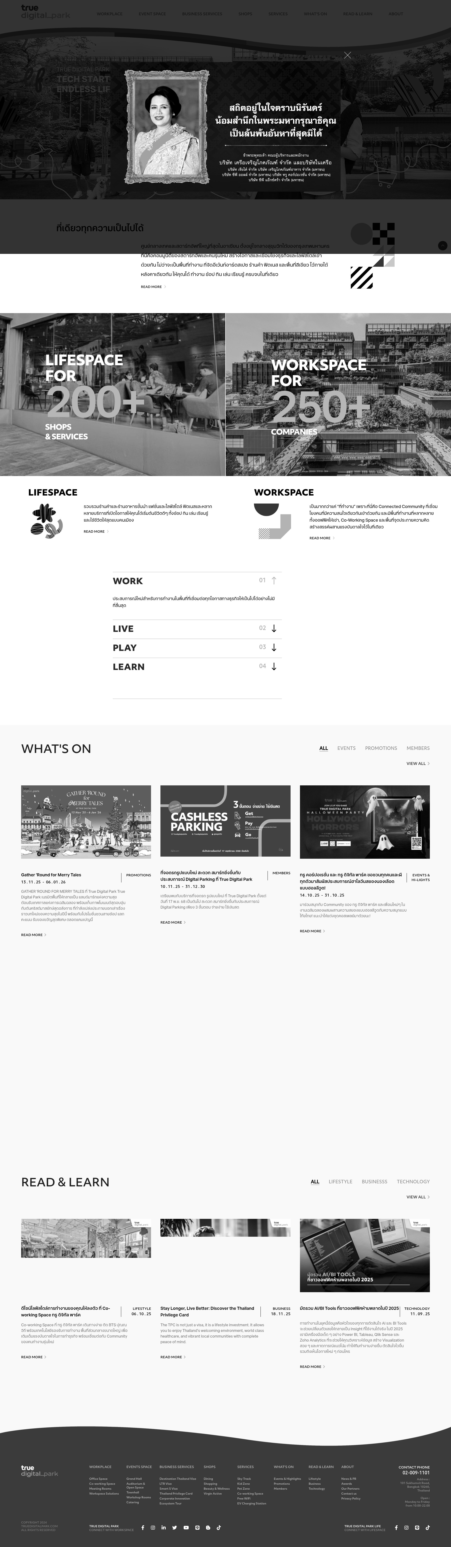 Screenshot of www.truedigitalpark.com