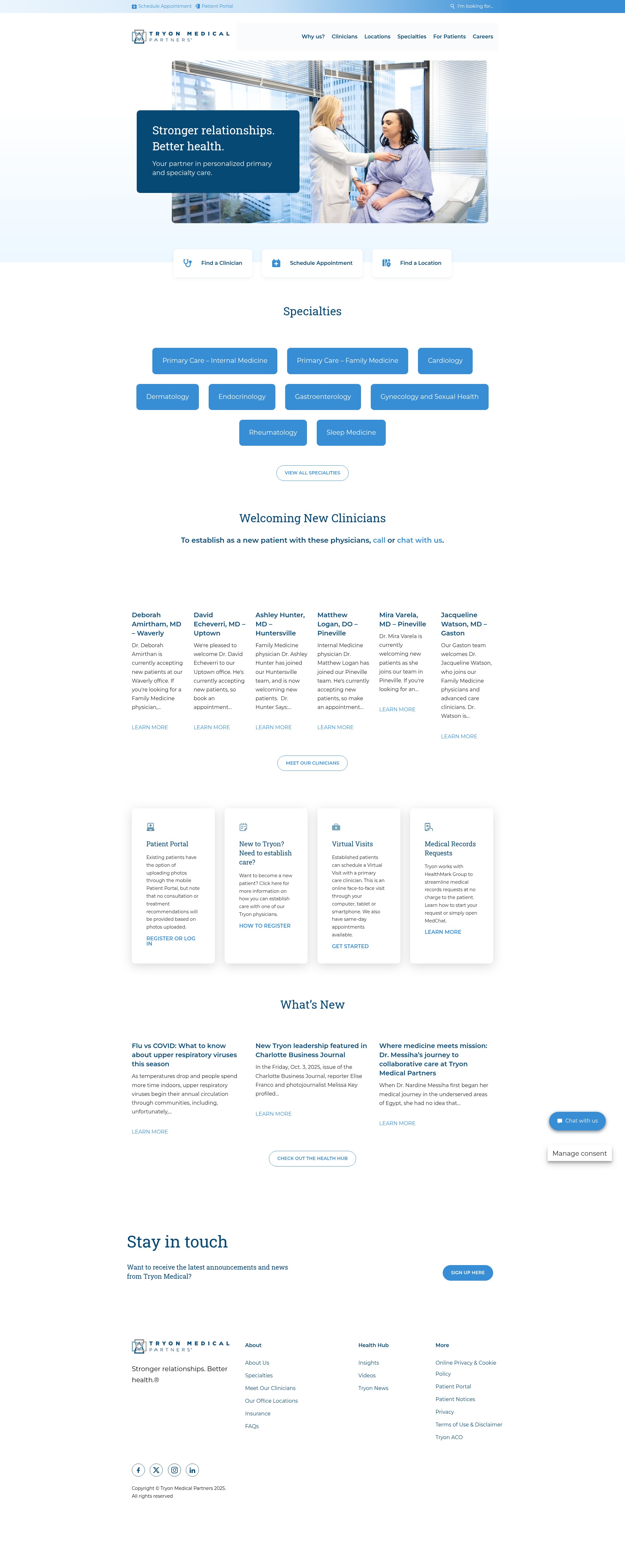 Screenshot of www.tryonmed.com