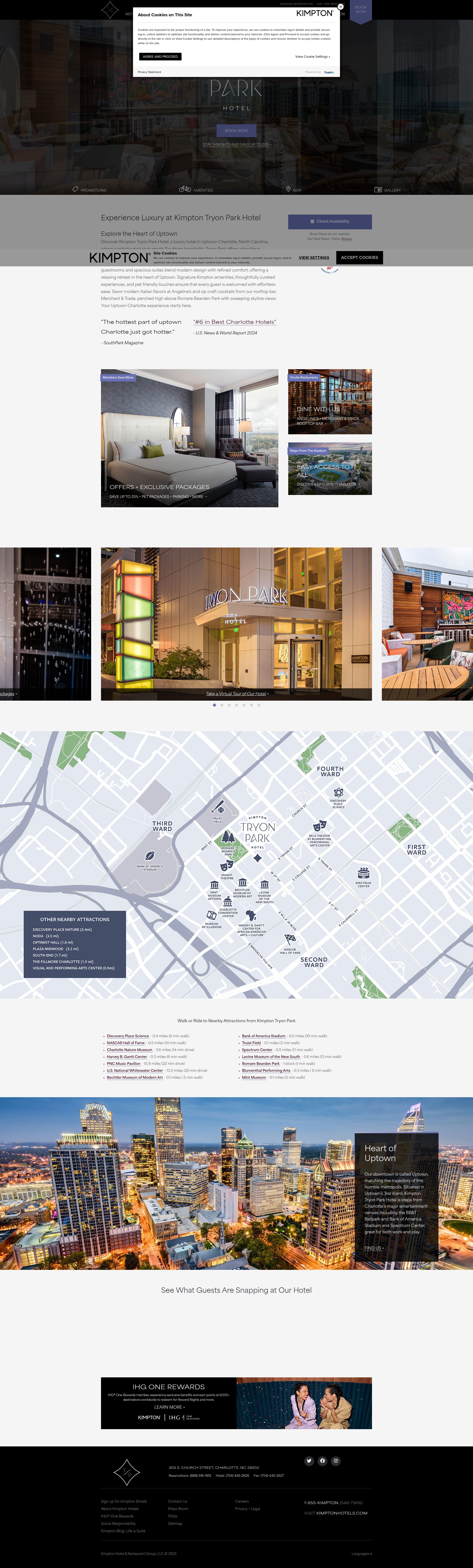 Screenshot of www.tryonparkhotel.com