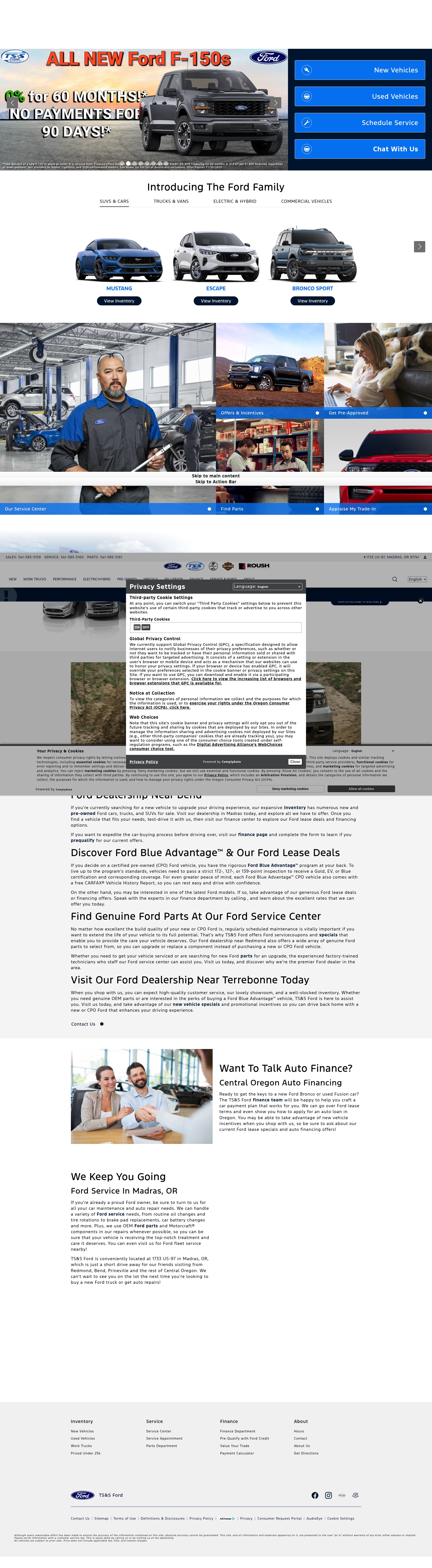 Screenshot of www.tsandsfordmadras.com