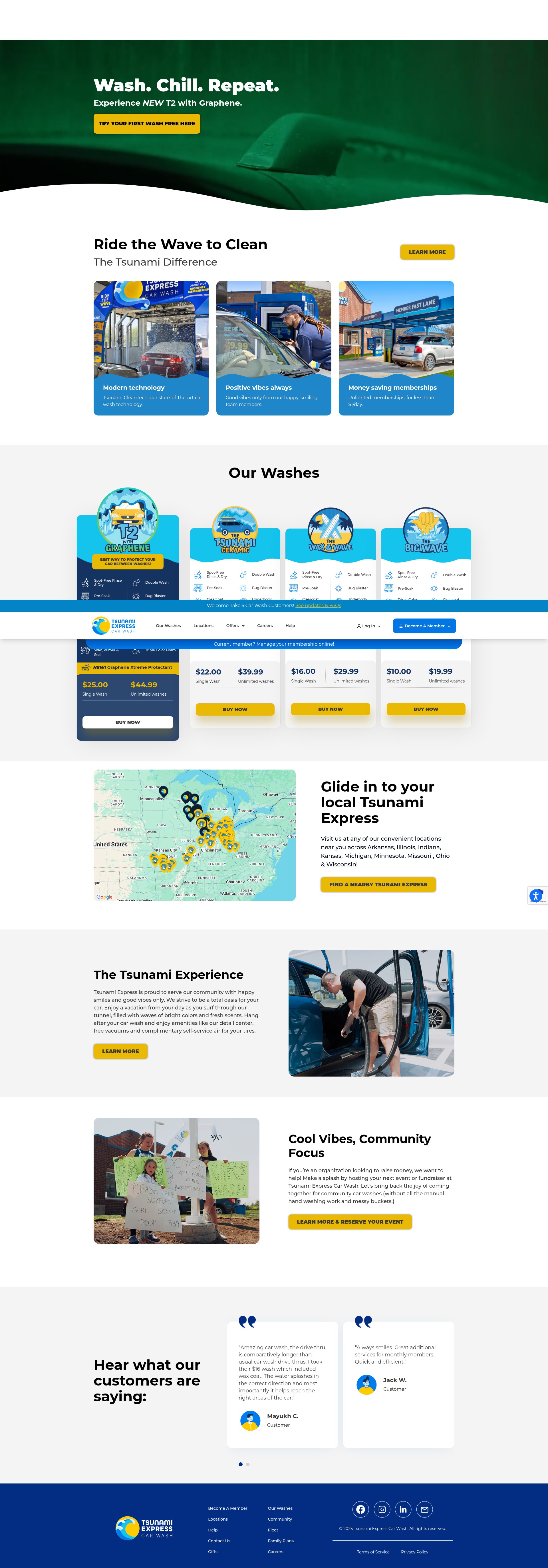 Screenshot of www.tsunamiexpress.com