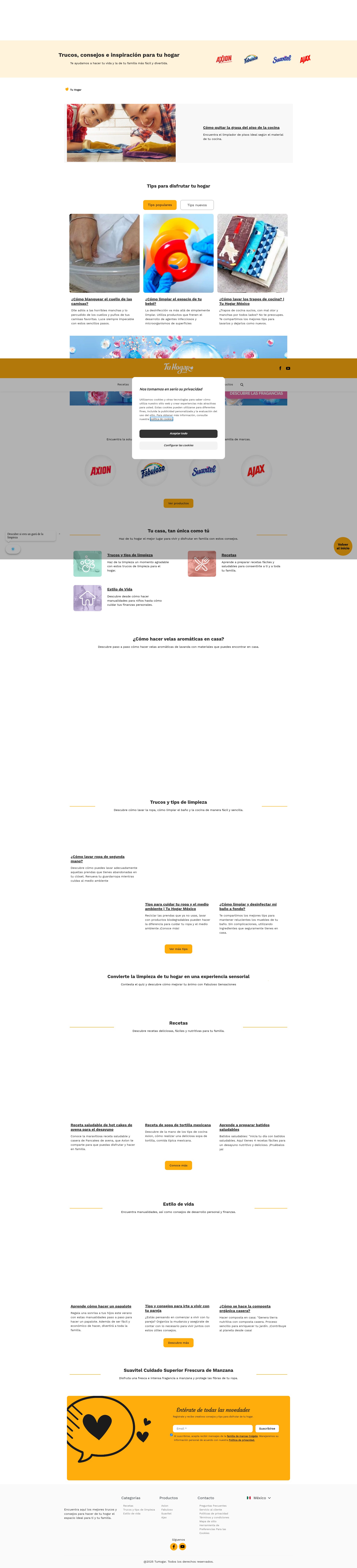 Screenshot of www.tuhogar.com