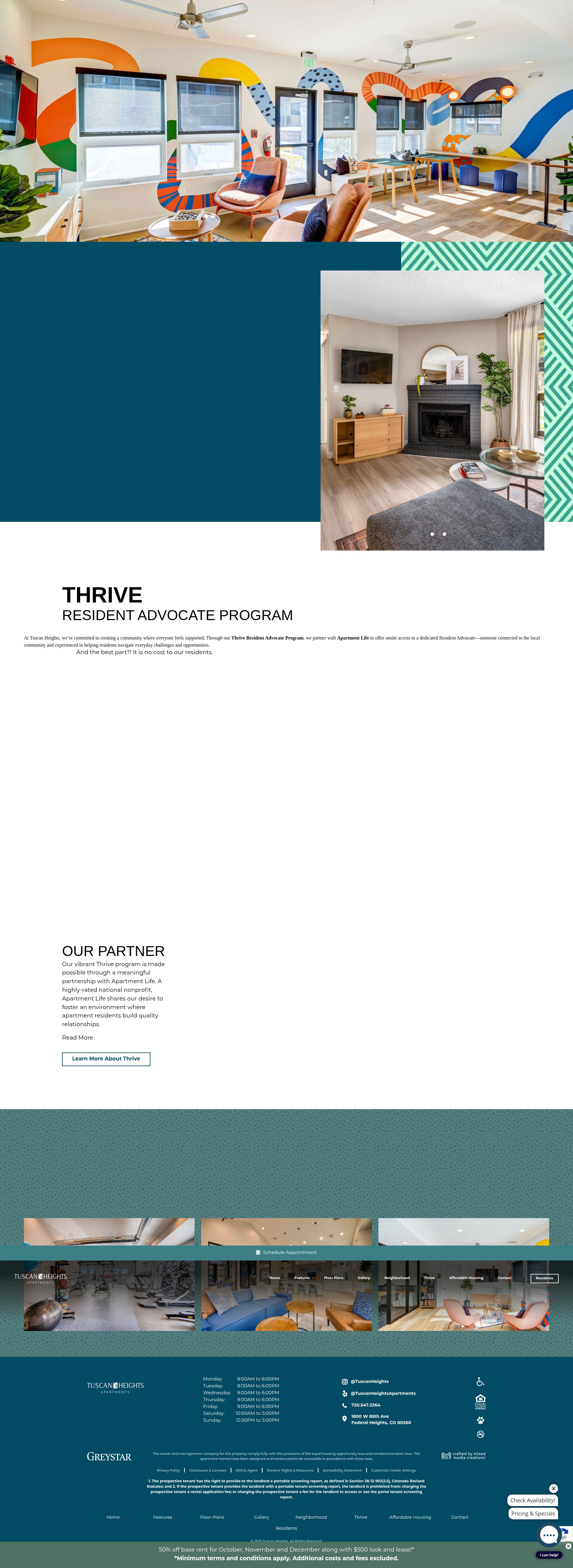 Screenshot of www.tuscanheightsapartments.com