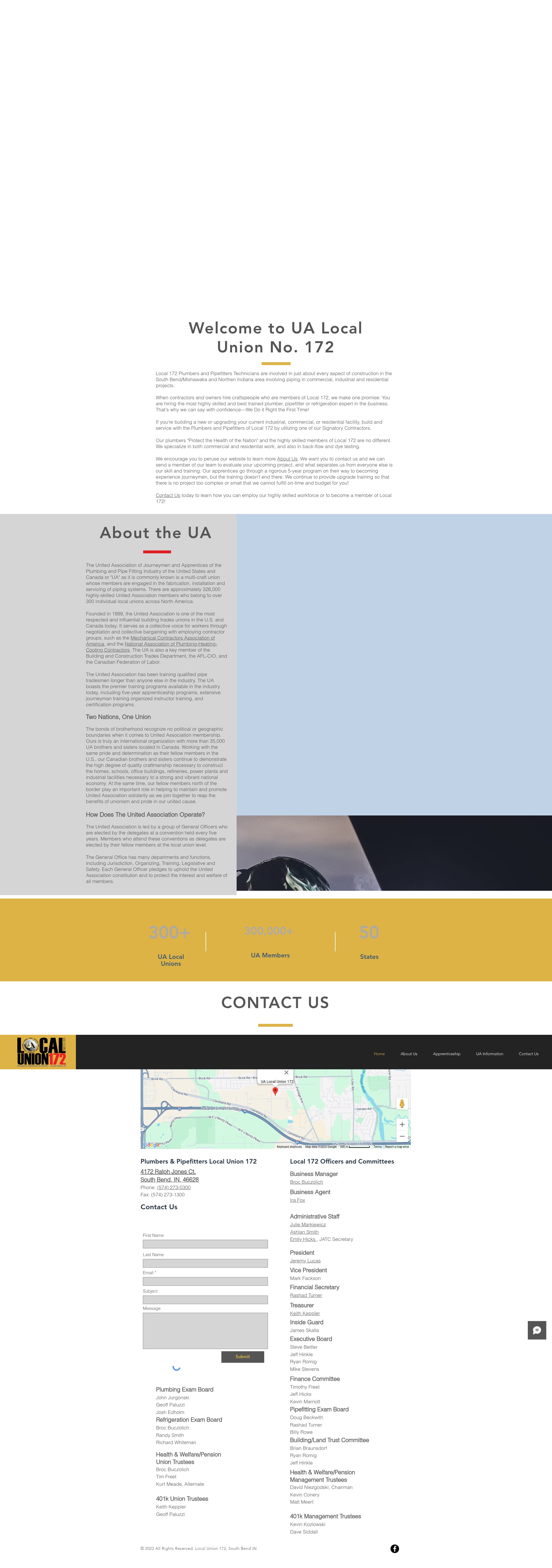 Screenshot of www.ua172.org