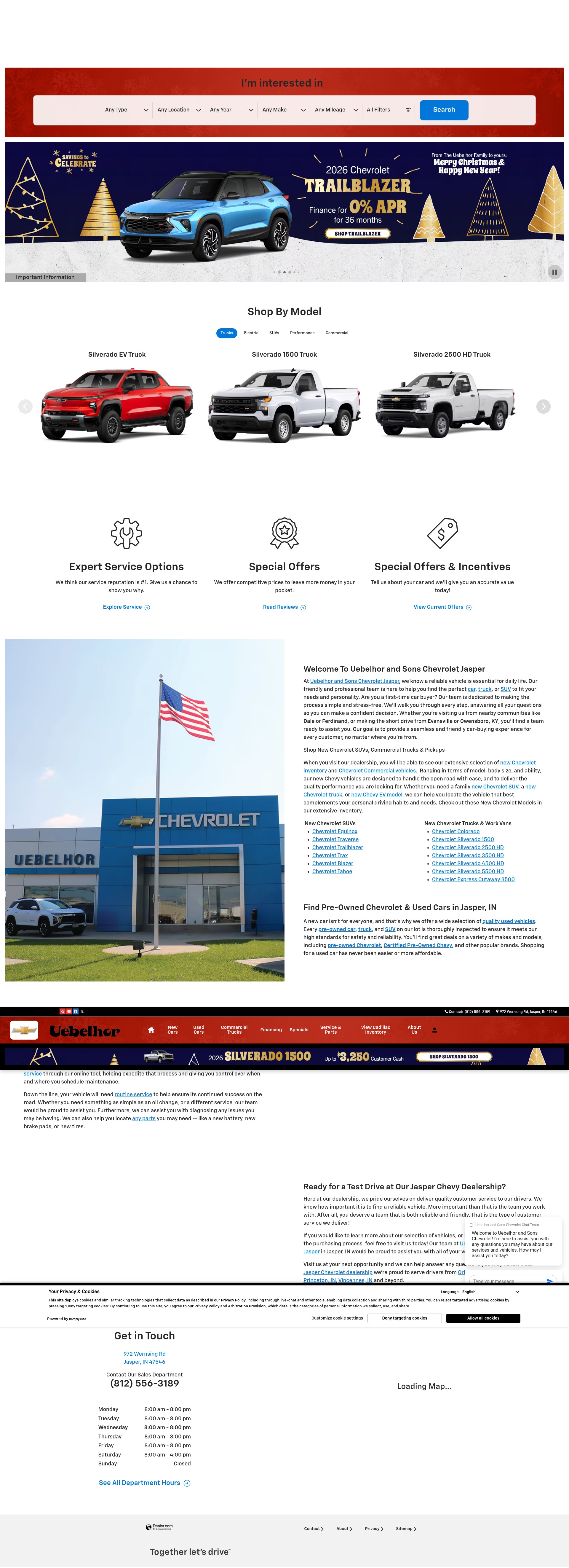 Screenshot of www.uebelhorgm.com