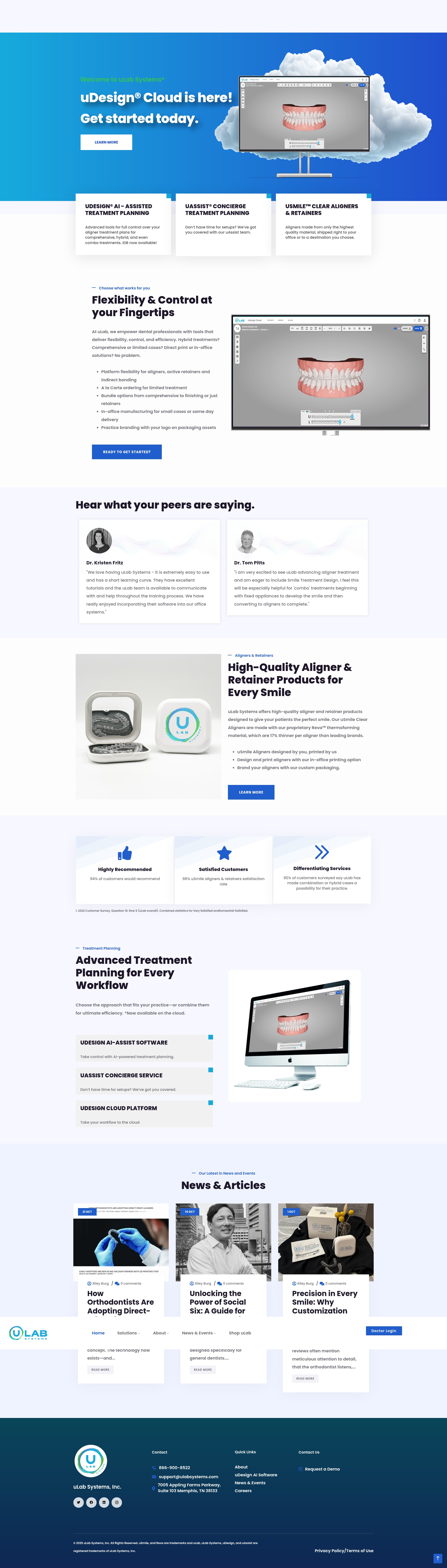 Screenshot of www.ulabsystems.com
