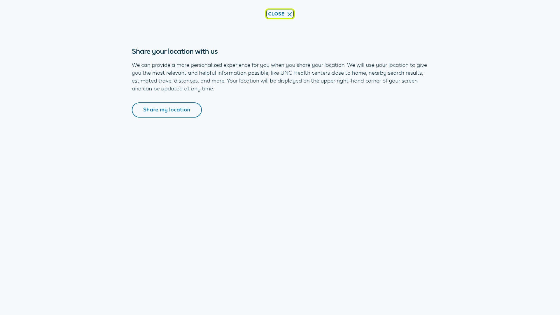 Screenshot of www.unchealth.org