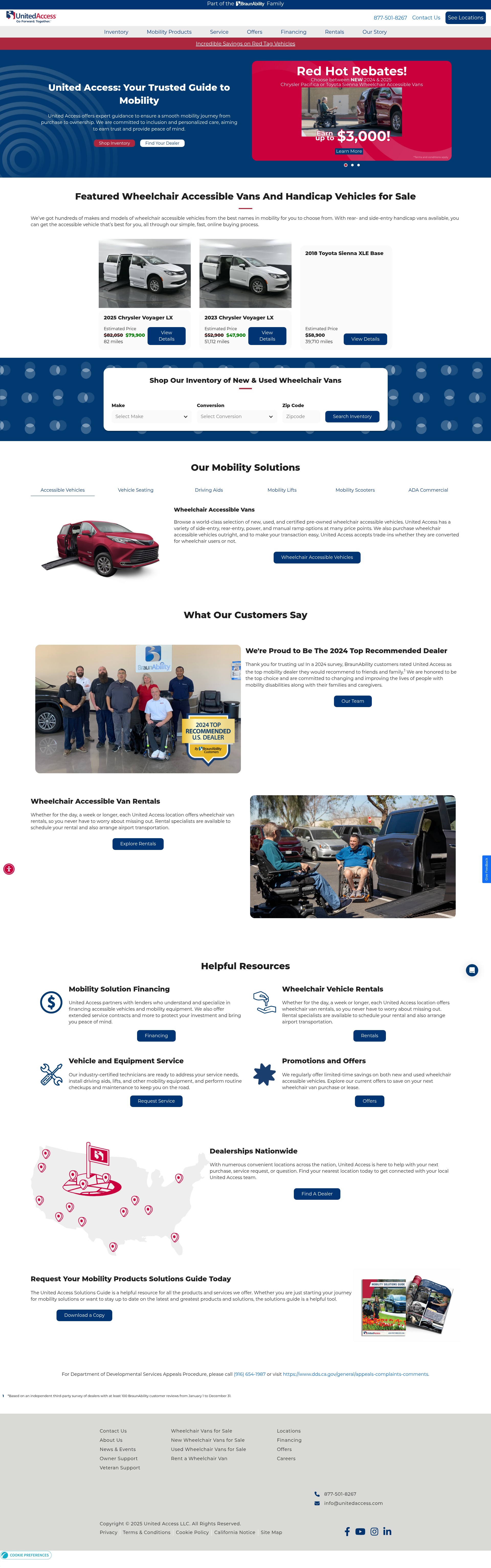 Screenshot of www.unitedaccess.com