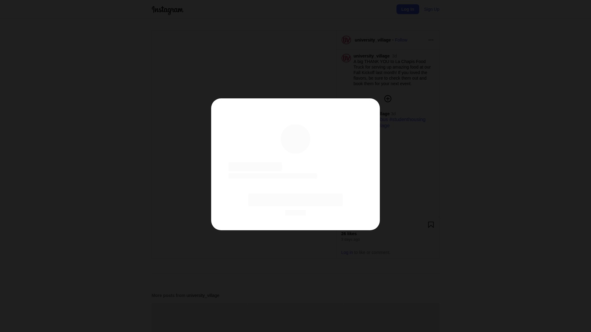 Screenshot of www.universityvillage.com