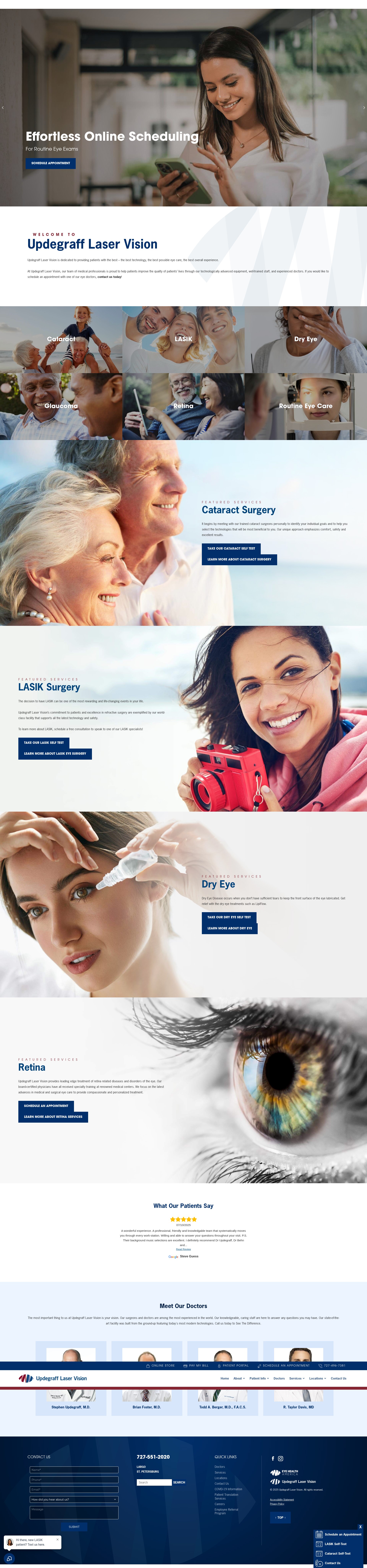 Screenshot of www.updegraffvision.com