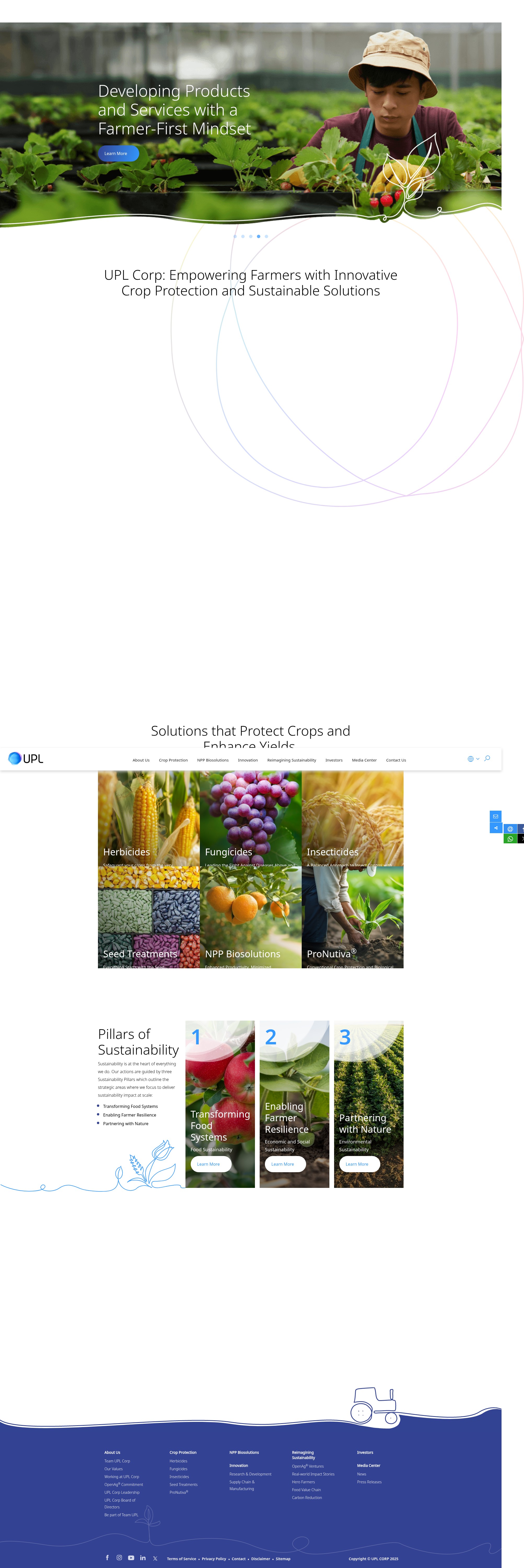 Screenshot of www.uplcorp.com