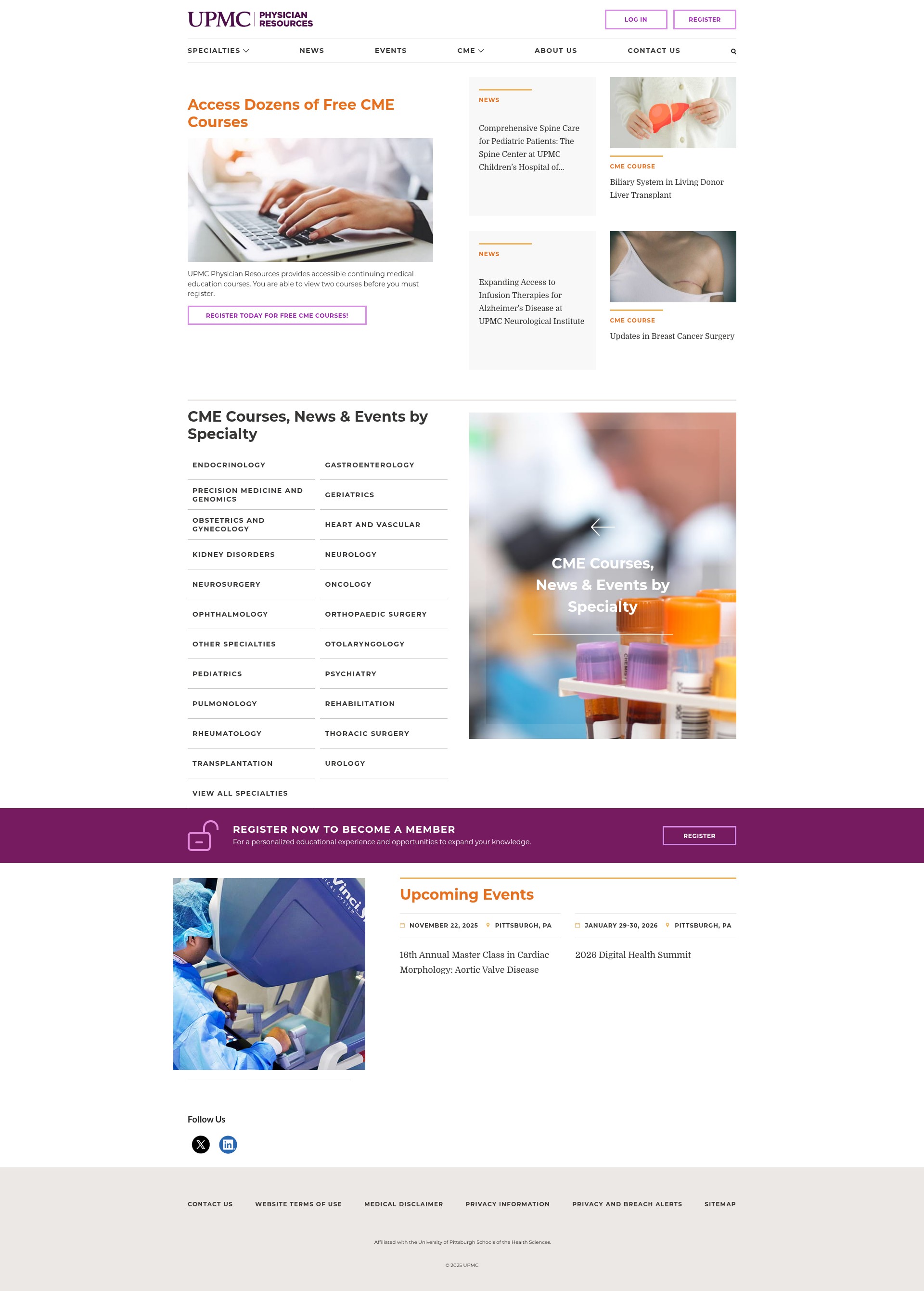 Screenshot of www.upmcphysicianresources.com