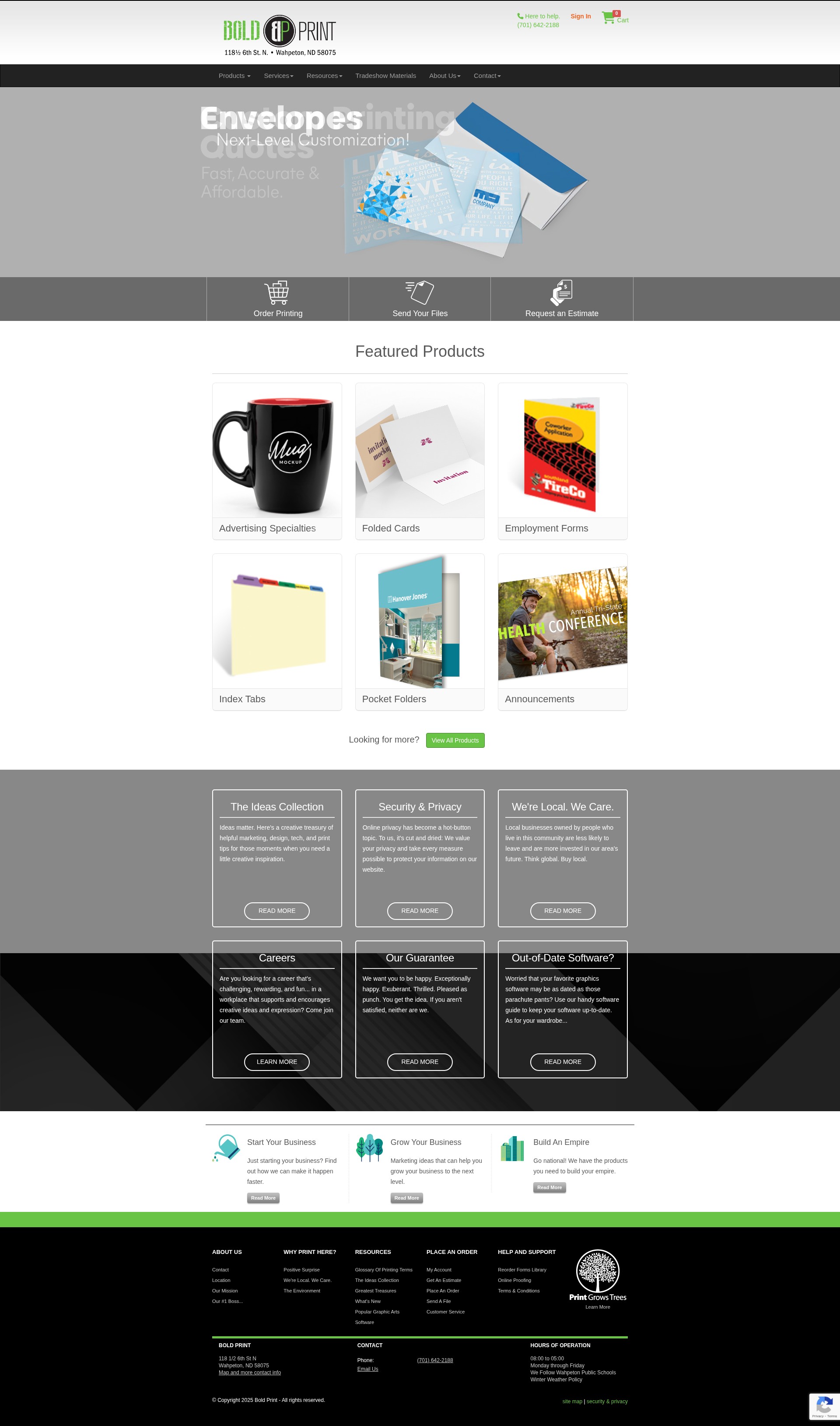 Screenshot of www.useboldprint.com