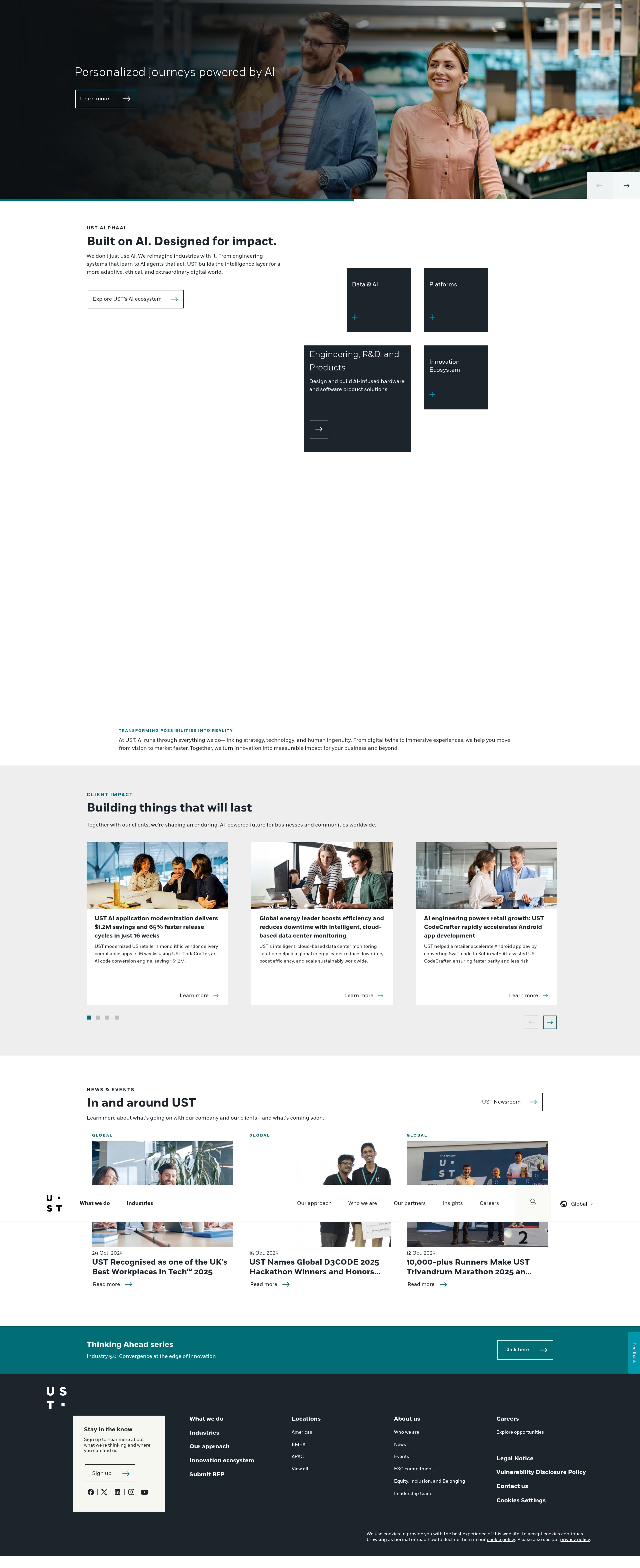 Screenshot of www.ust.com