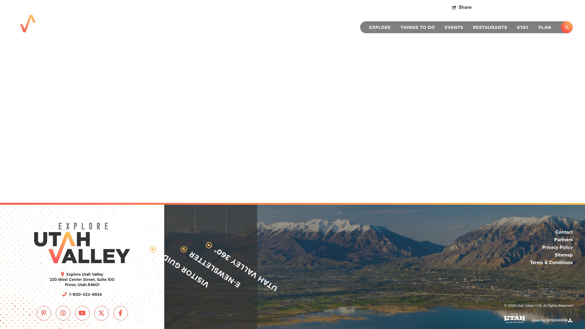 Screenshot of www.utahvalley.com