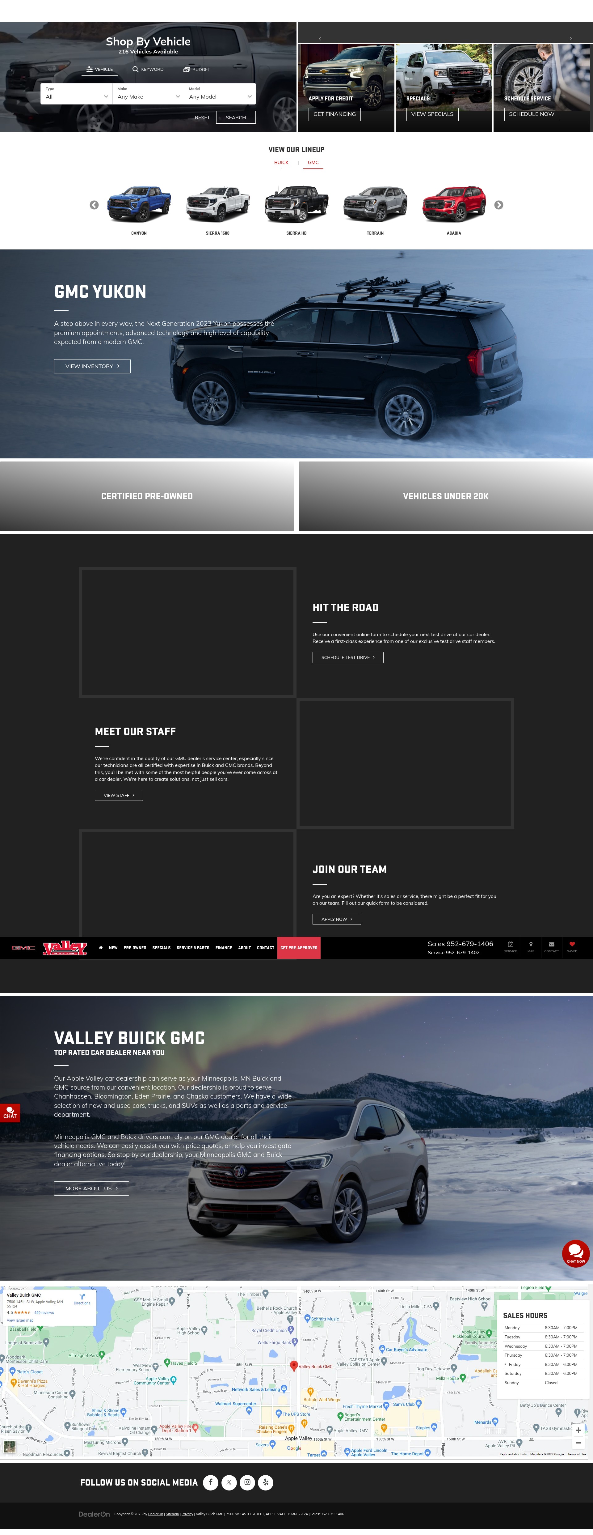 Screenshot of www.valleyofapplevalley.com