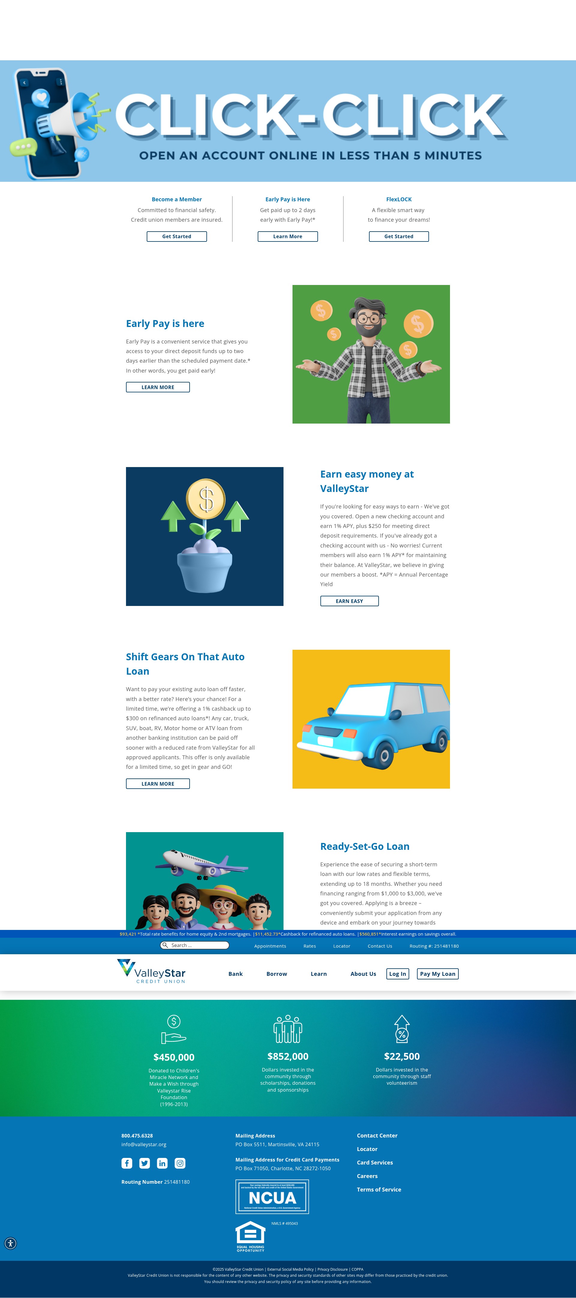 Screenshot of www.valleystar.org