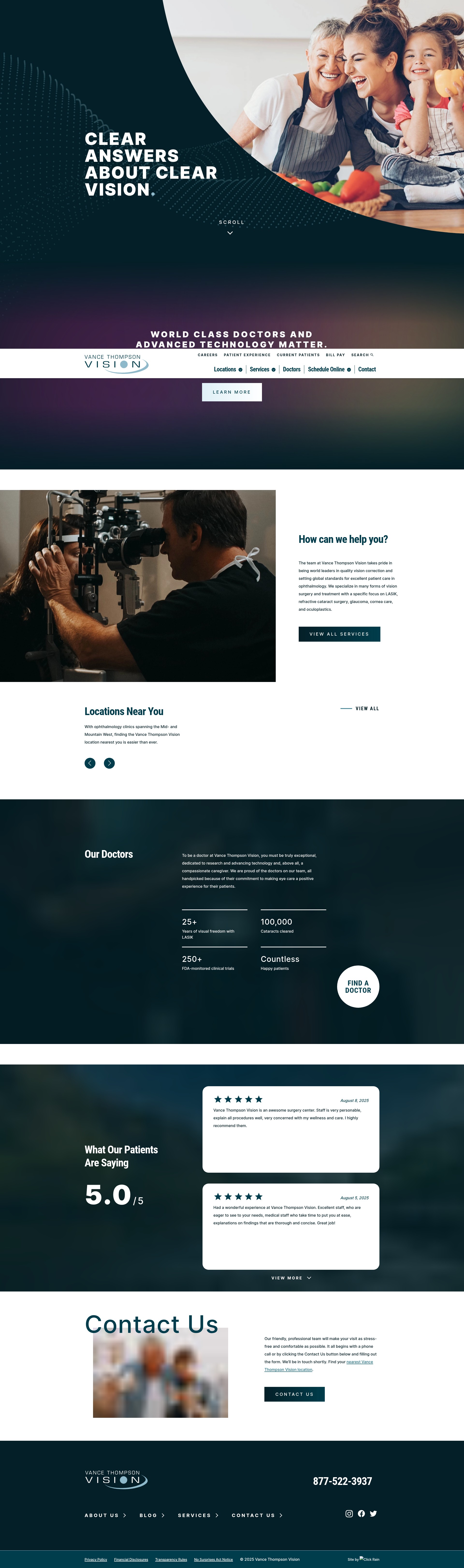 Screenshot of www.vancethompsonvision.com