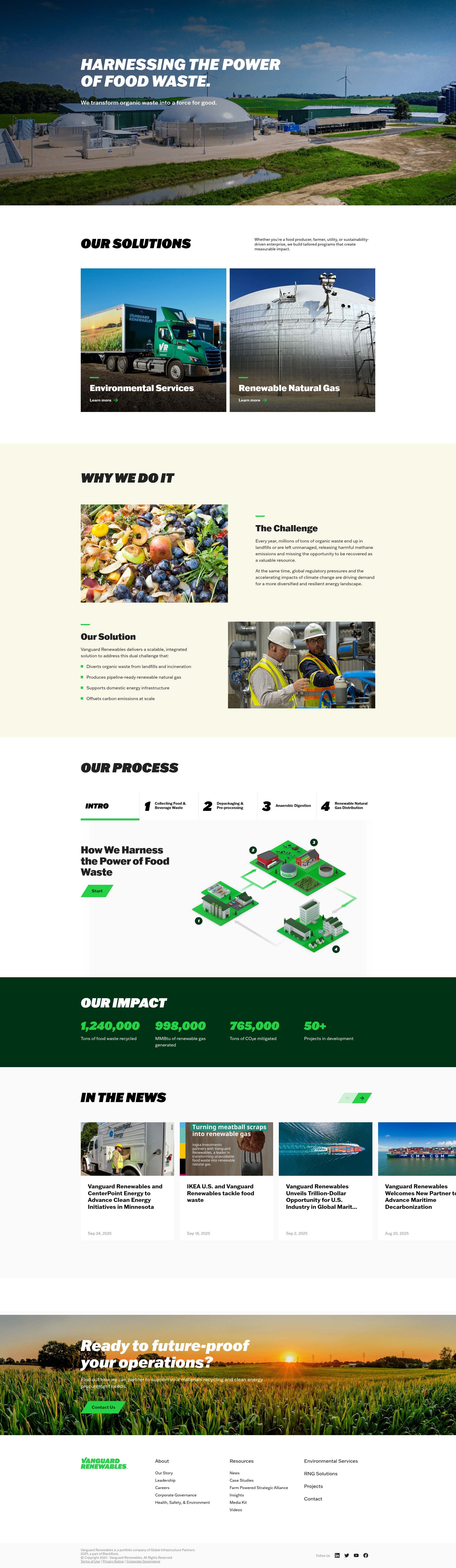 Screenshot of www.vanguardrenewables.com