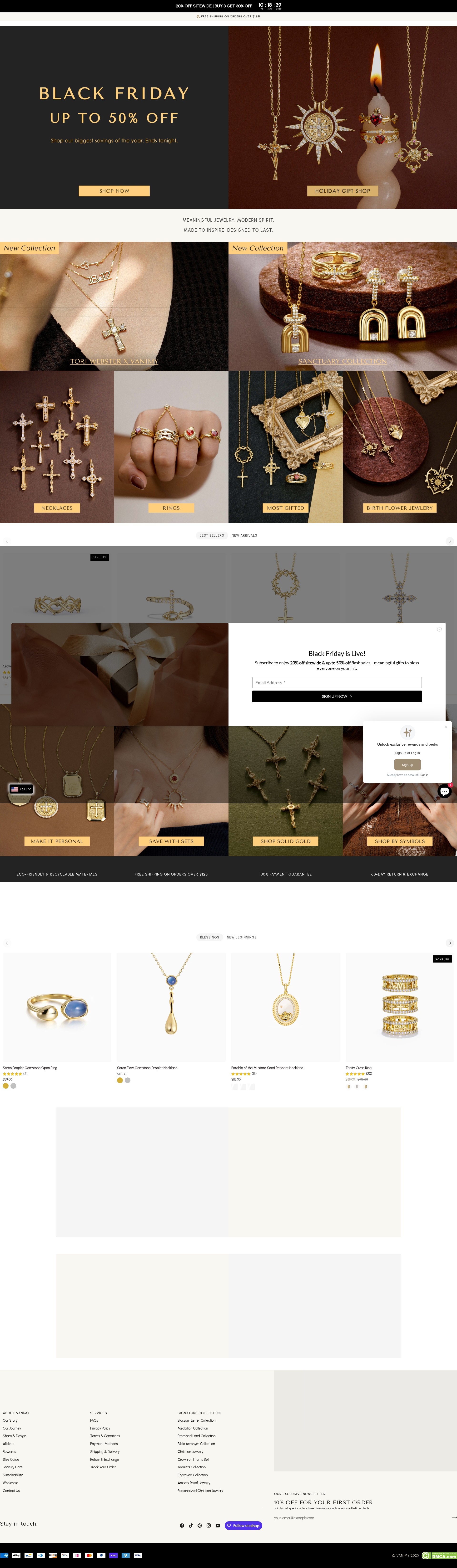 Screenshot of www.vanimy.com