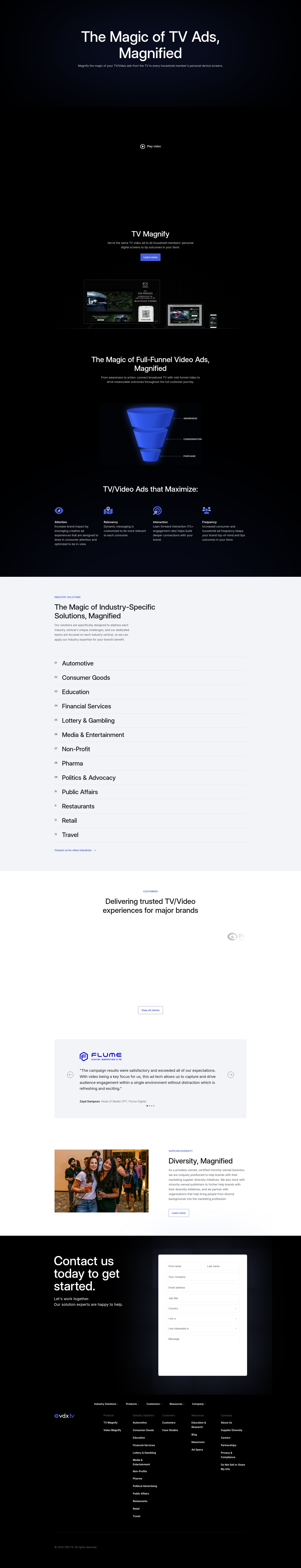 Screenshot of www.vdx.tv