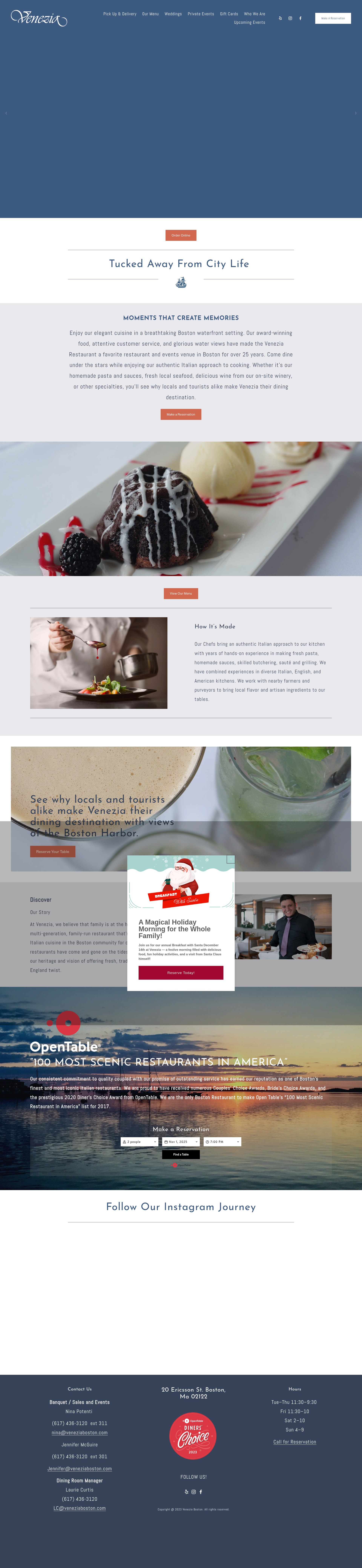 Screenshot of www.veneziaboston.com