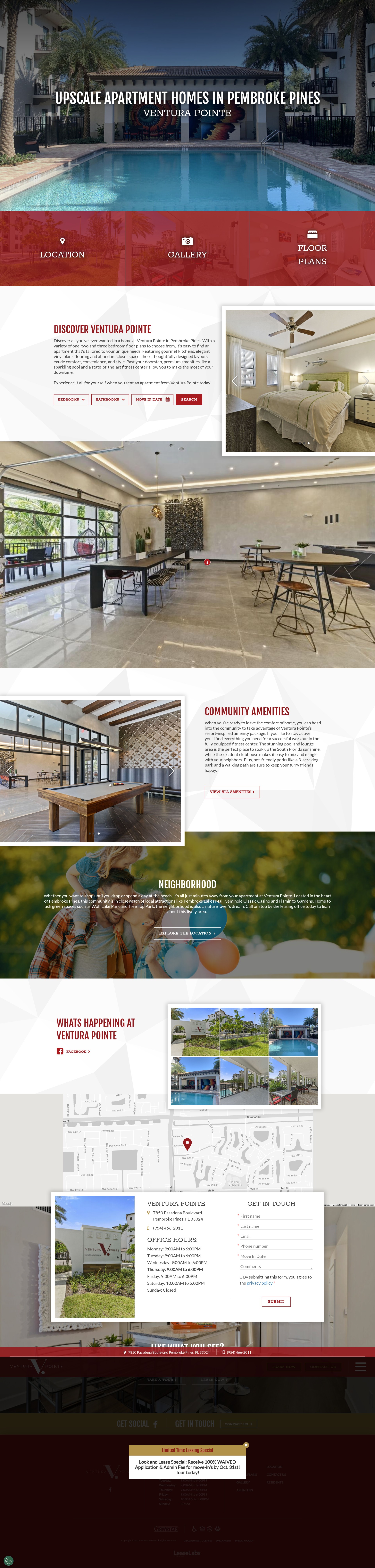 Screenshot of www.venturapointe.com