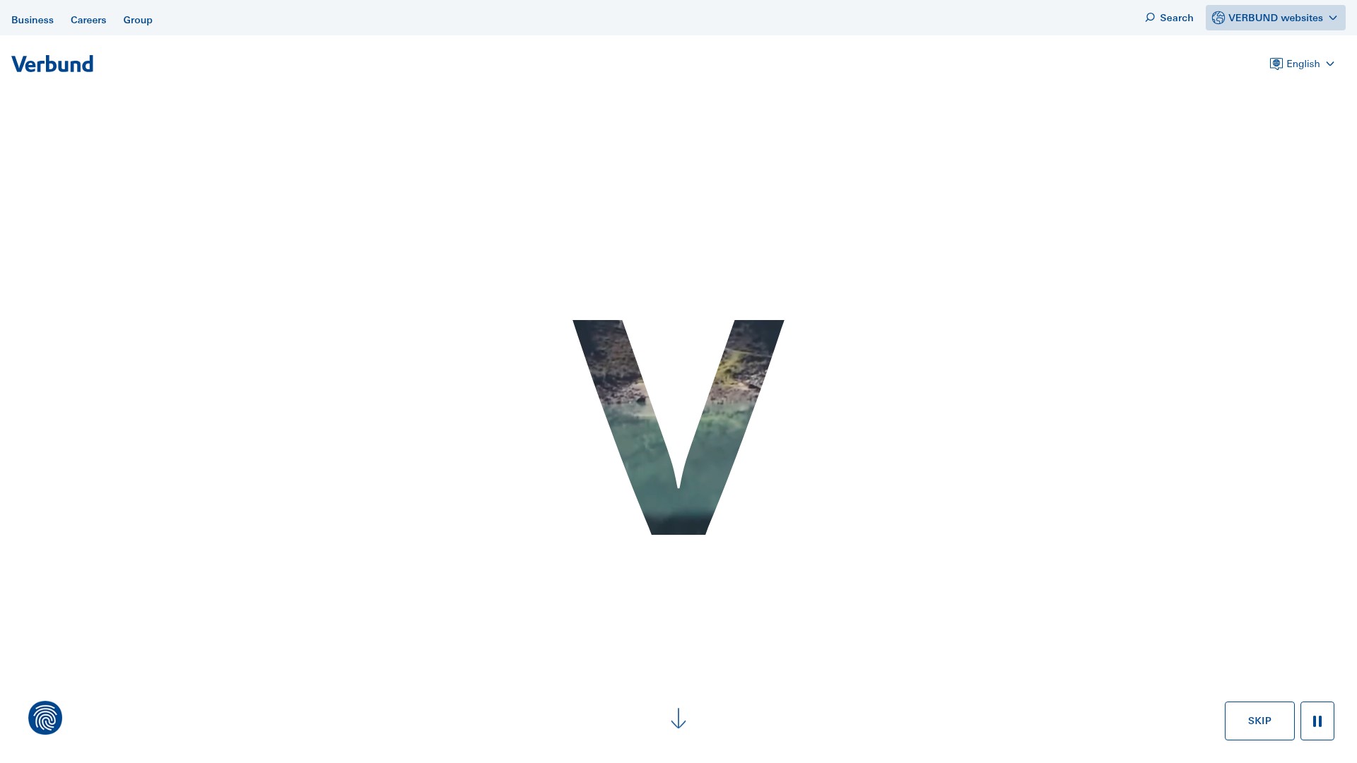 Screenshot of www.verbund.com