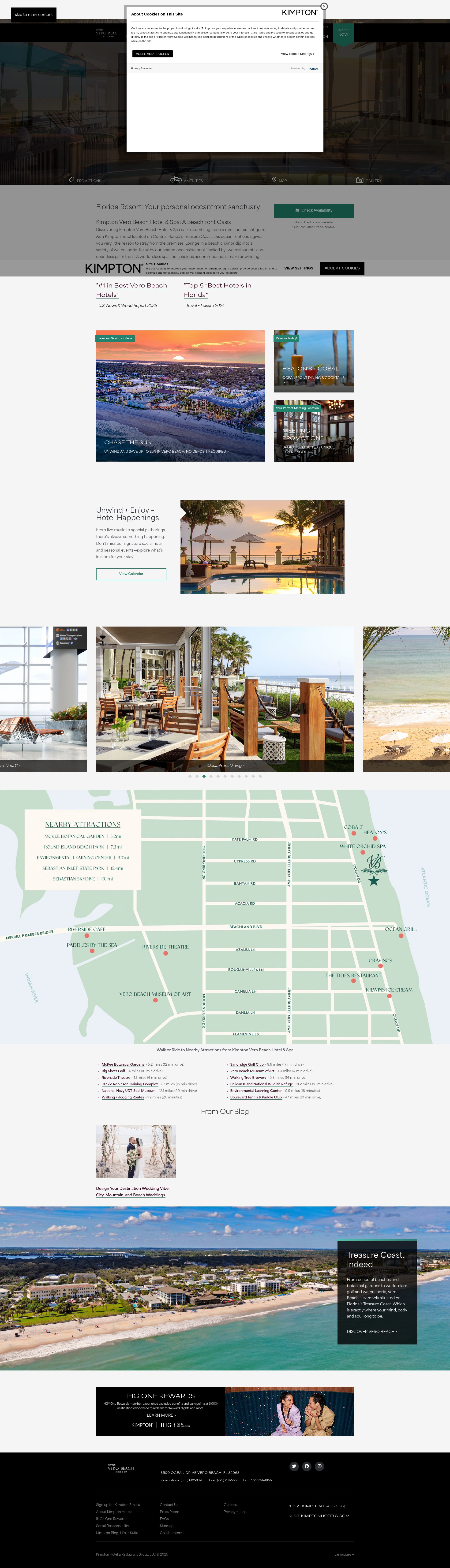 Screenshot of www.verobeachhotelandspa.com