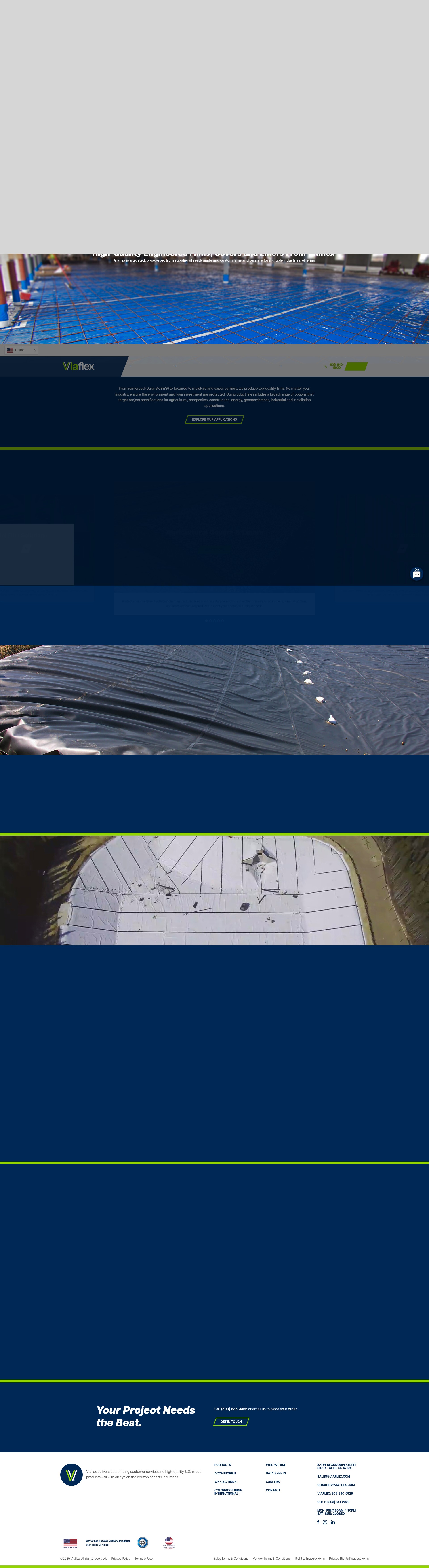 Screenshot of www.viaflex.com