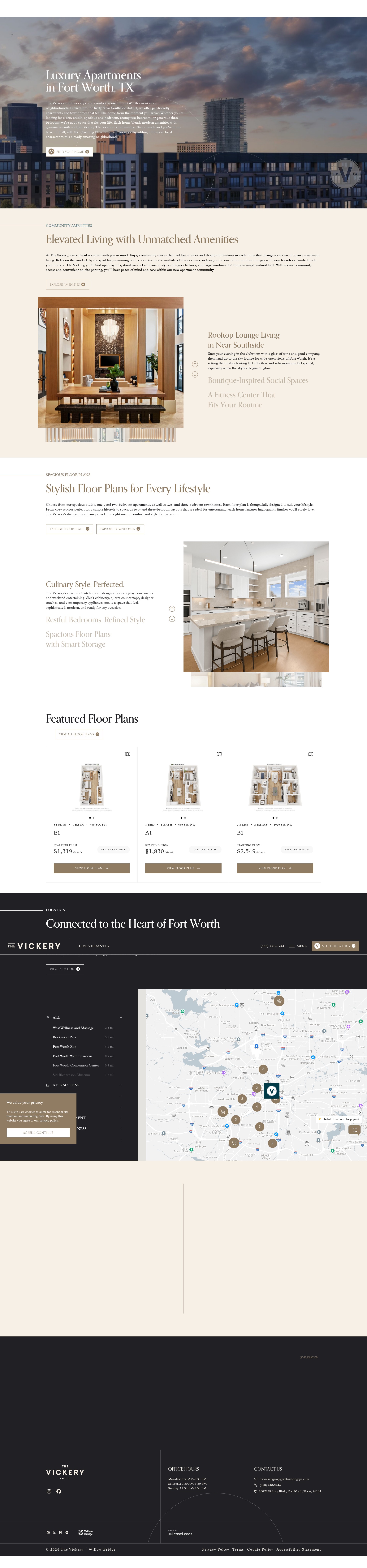 Screenshot of www.vickeryfw.com
