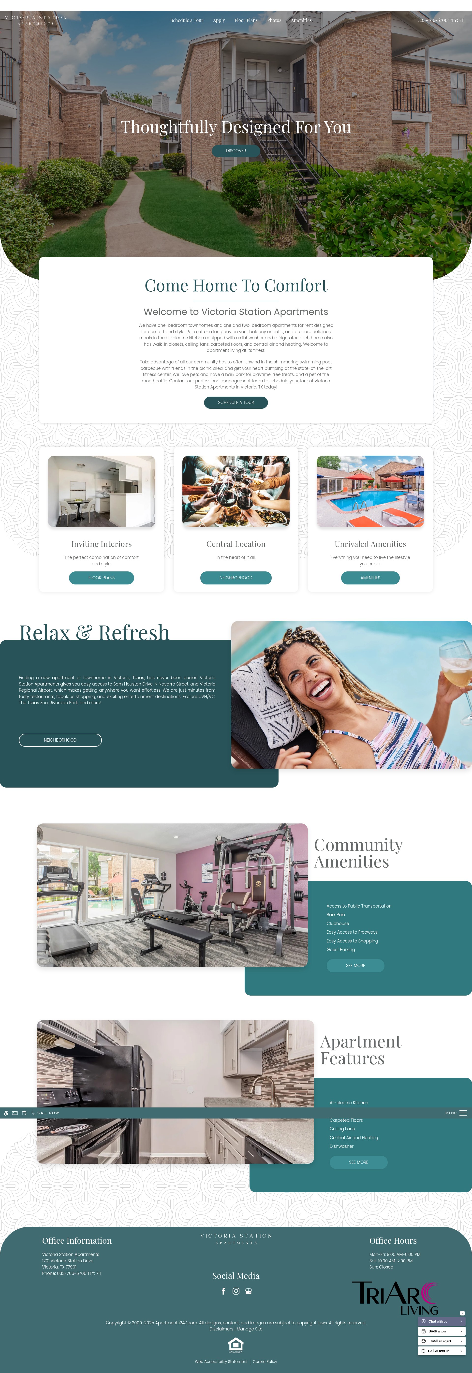 Screenshot of www.victoriastationapt.com