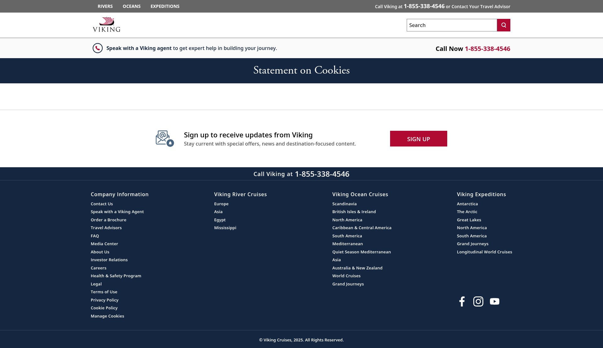 Screenshot of www.viking.com