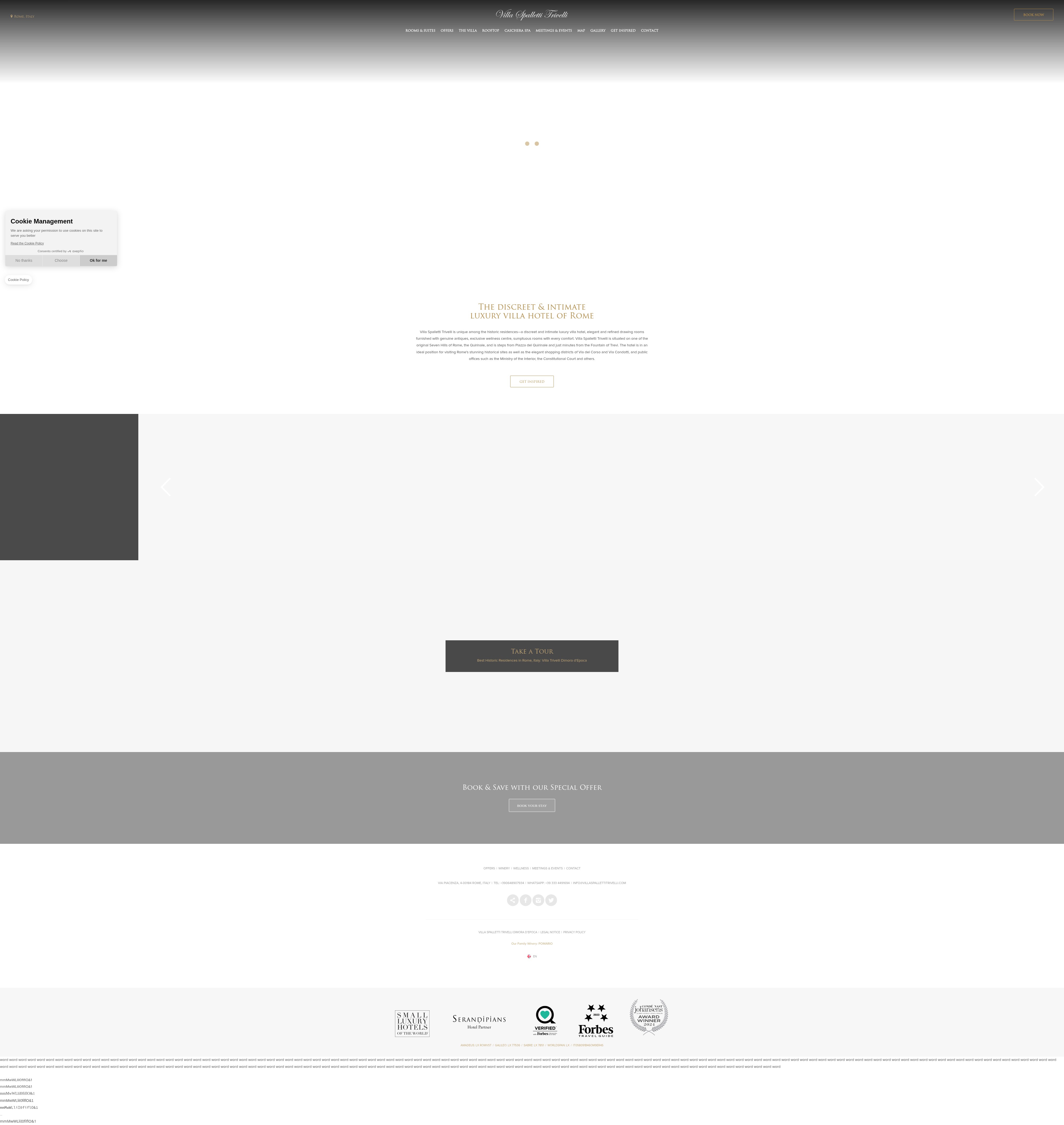 Screenshot of www.villaspalletti.it