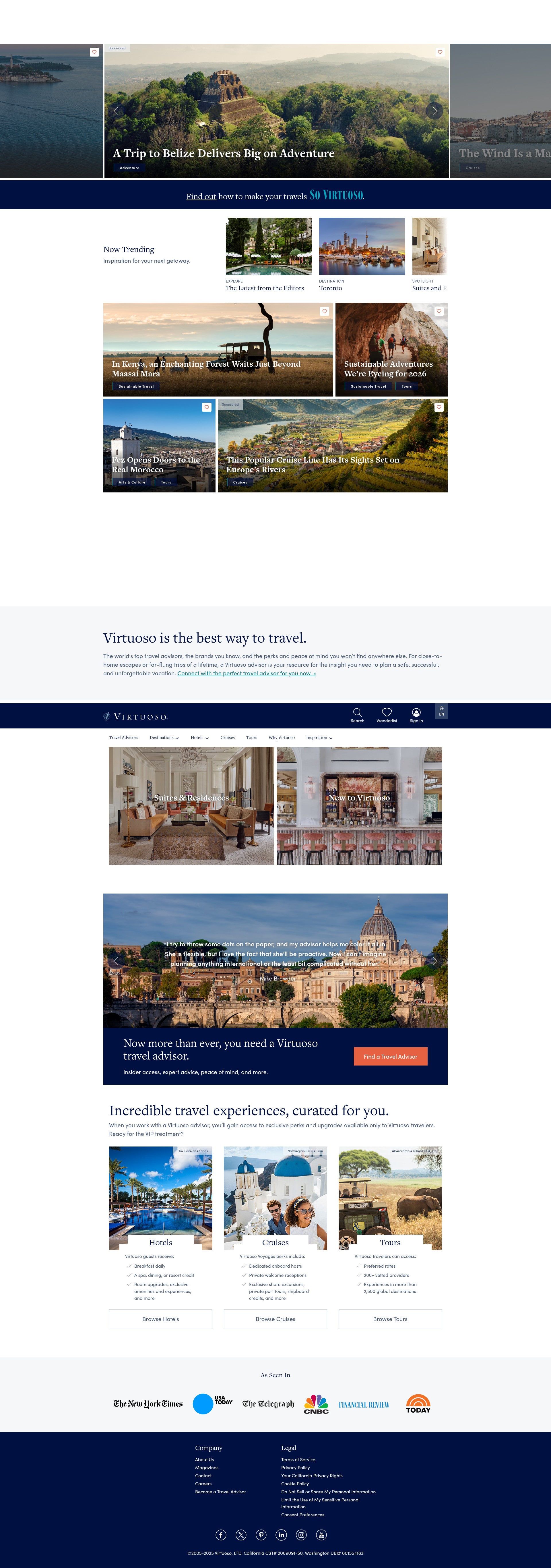 Screenshot of www.virtuoso.com