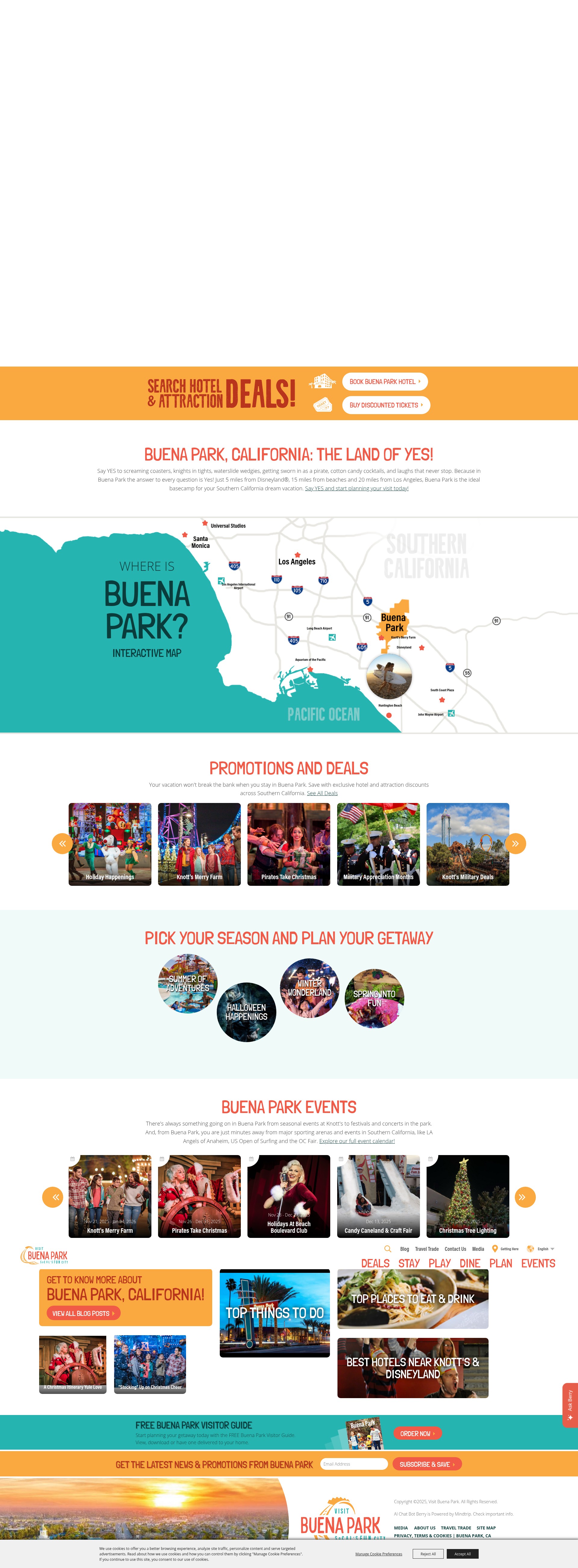 Screenshot of www.visitbuenapark.com