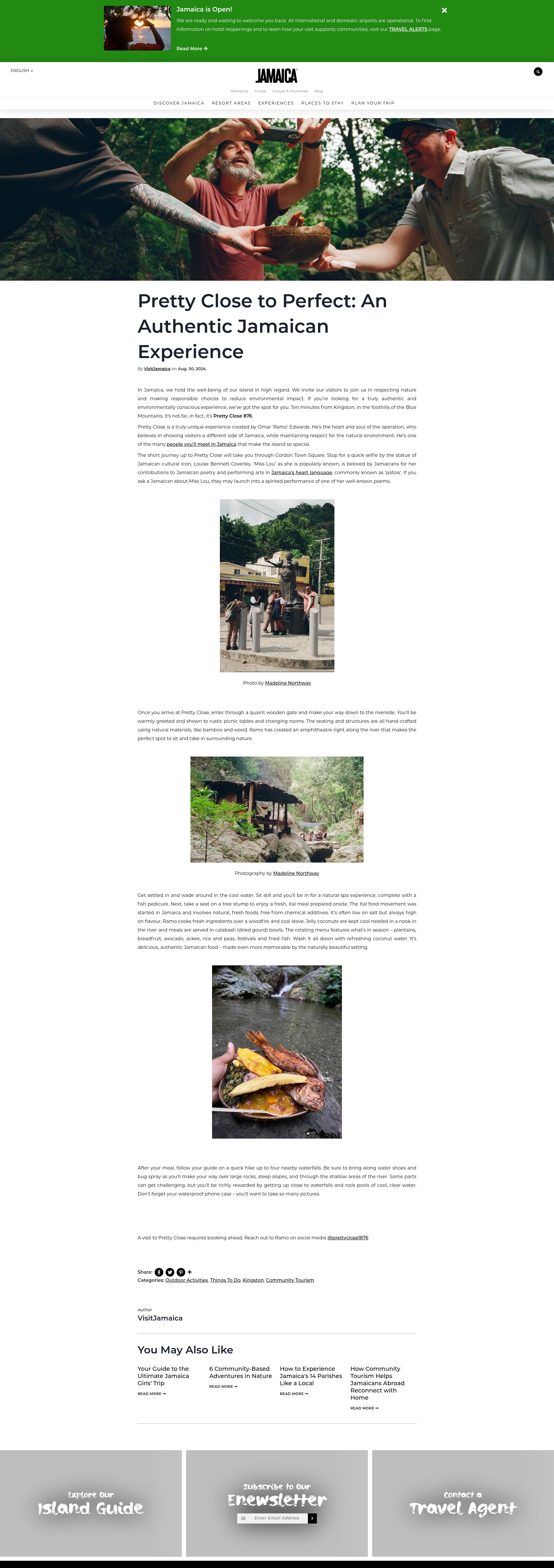 Screenshot of www.visitjamaica.com