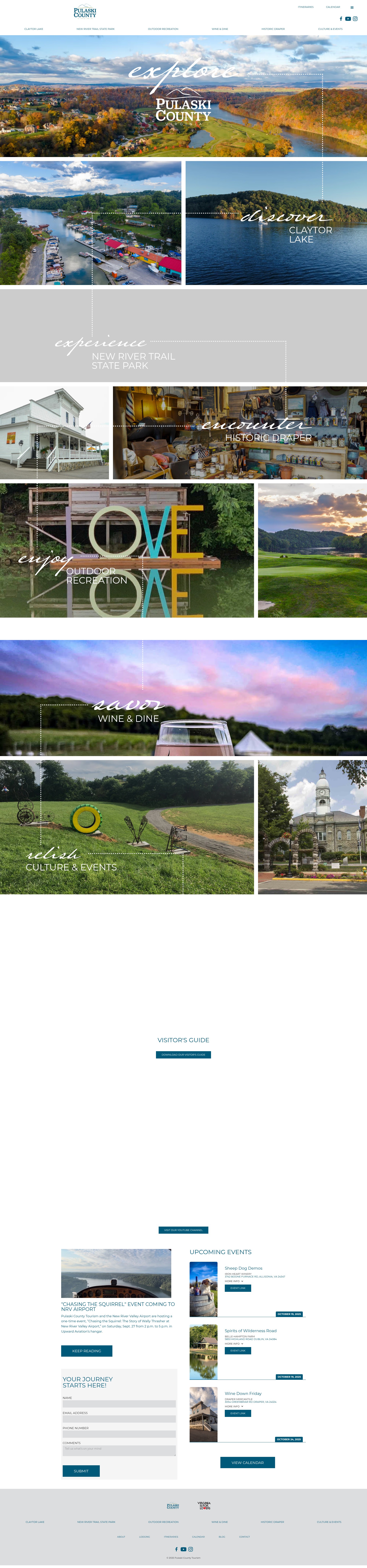 Screenshot of www.visitpulaskiva.org