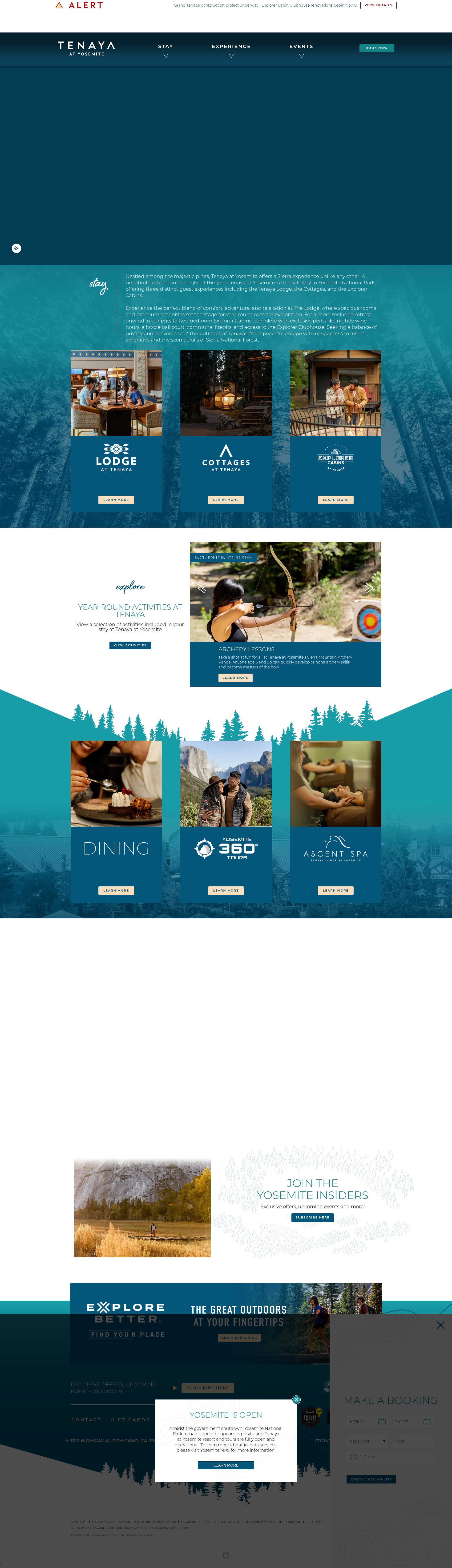 Screenshot of www.visittenaya.com