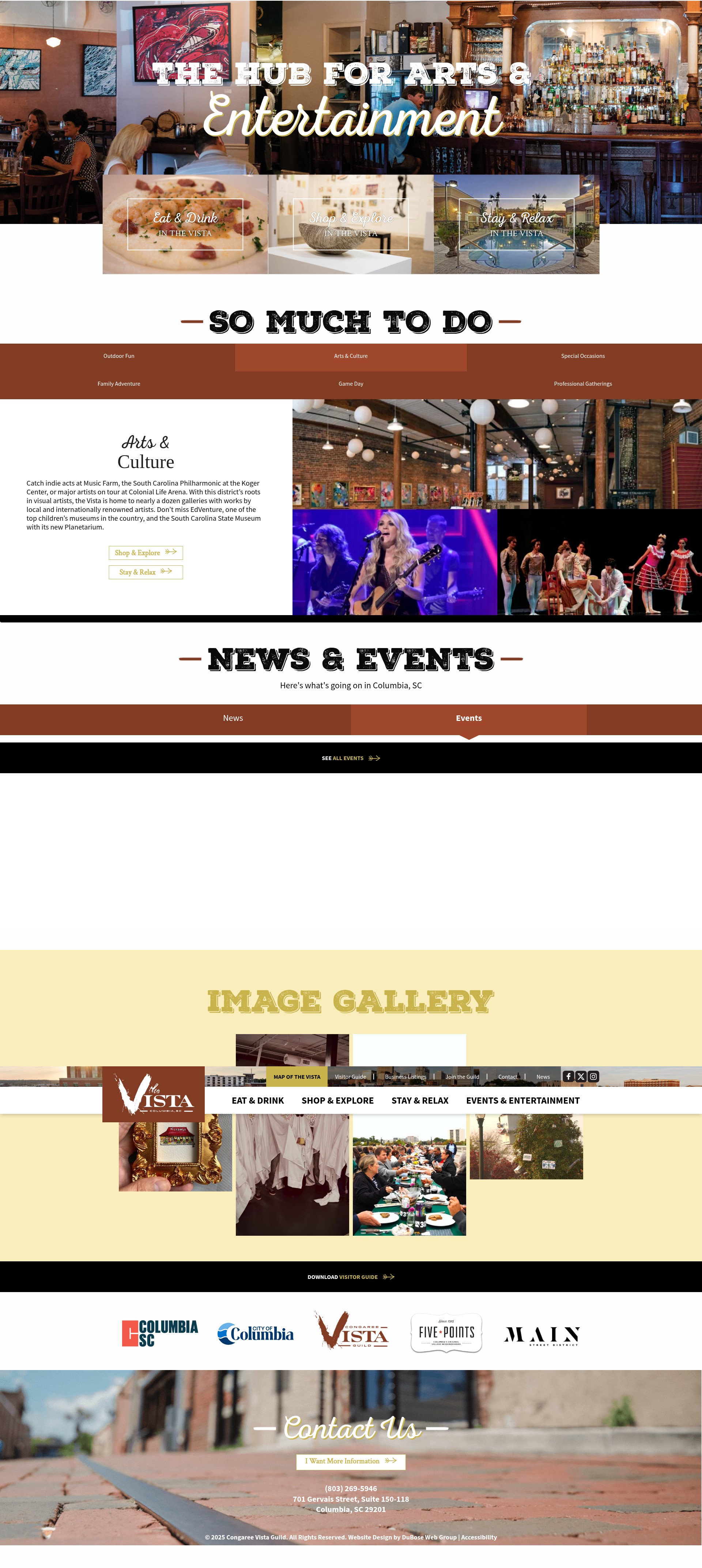 Screenshot of www.vistacolumbia.com