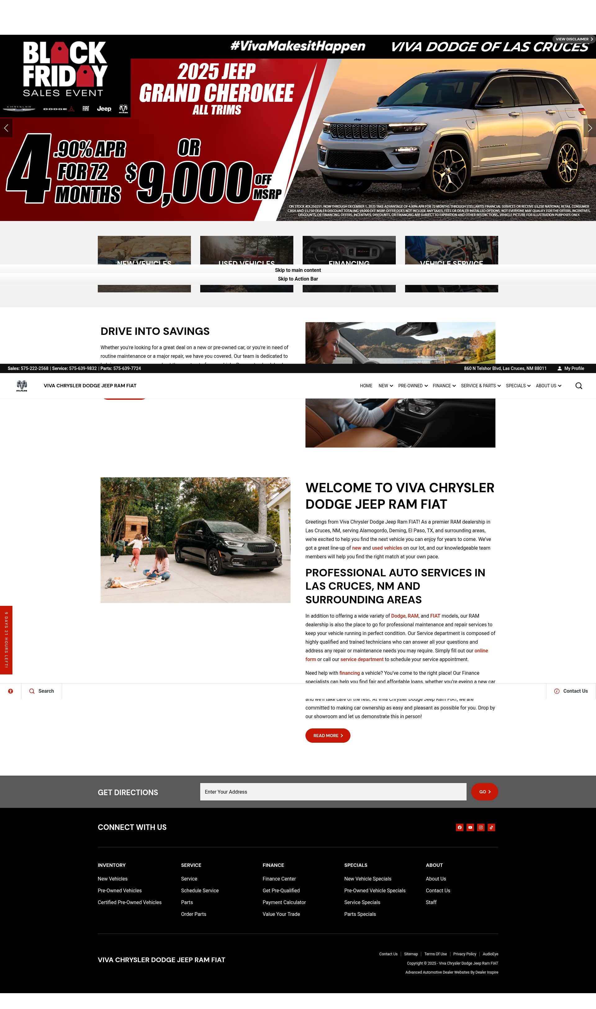 Screenshot of www.vivadodgeramfiat.com
