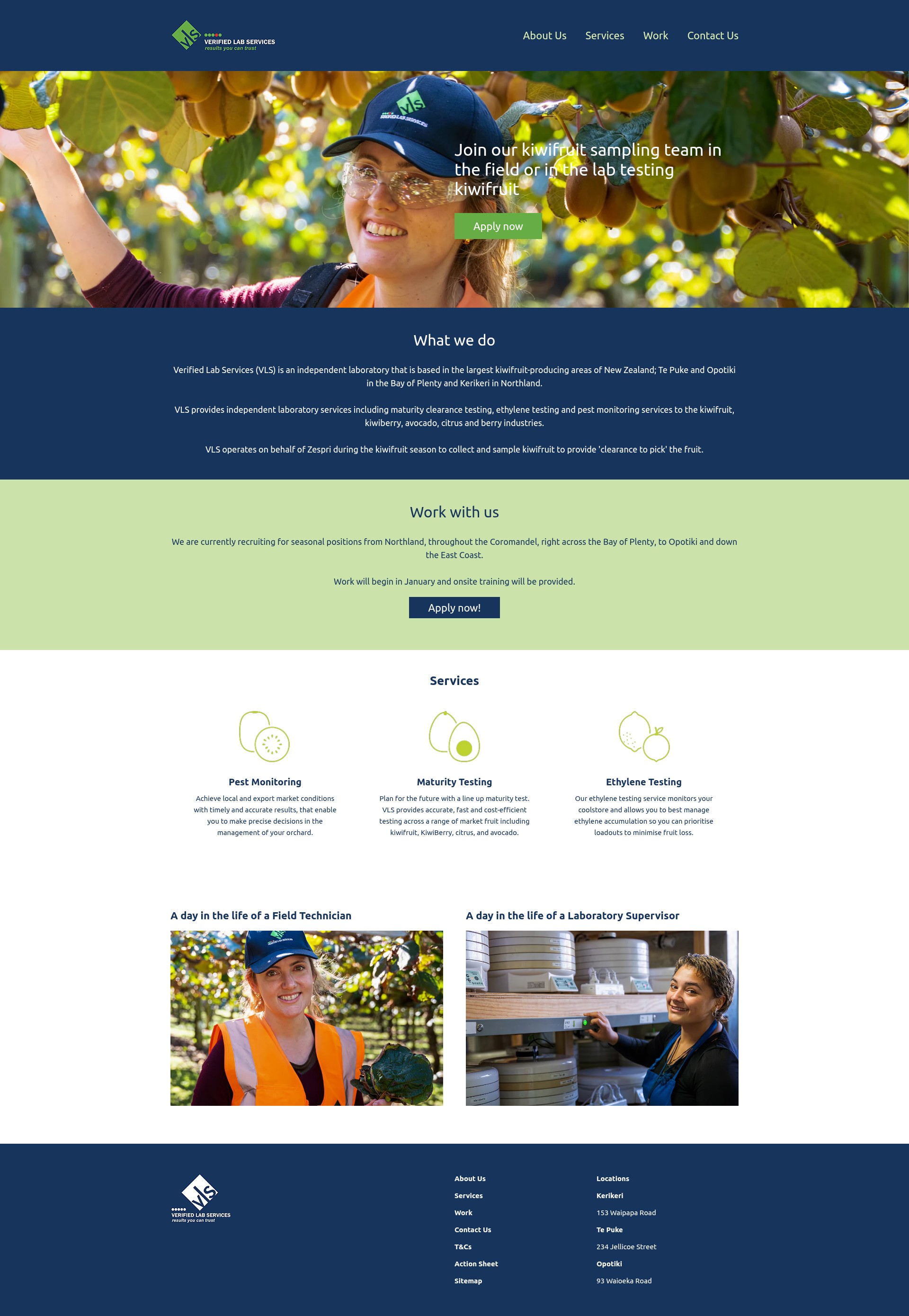 Screenshot of www.vls.net.nz