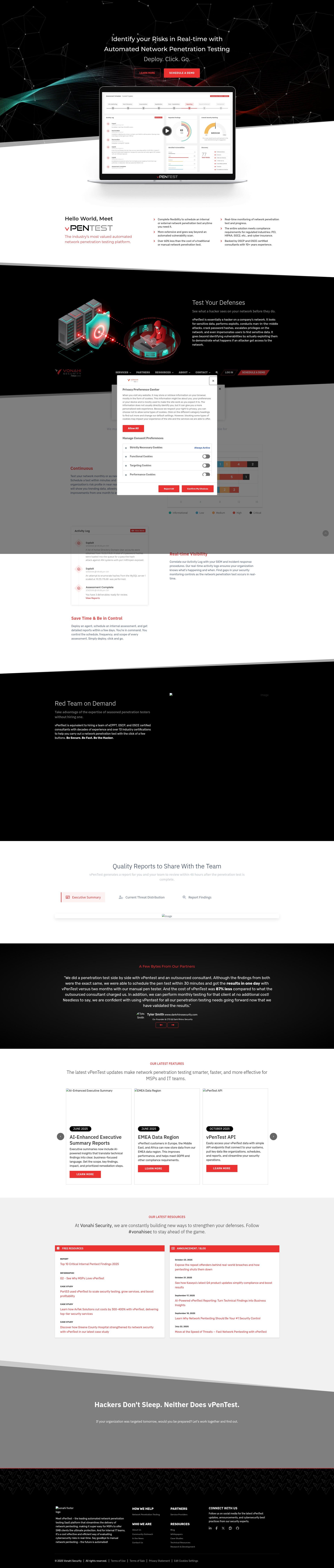 Screenshot of www.vonahi.io