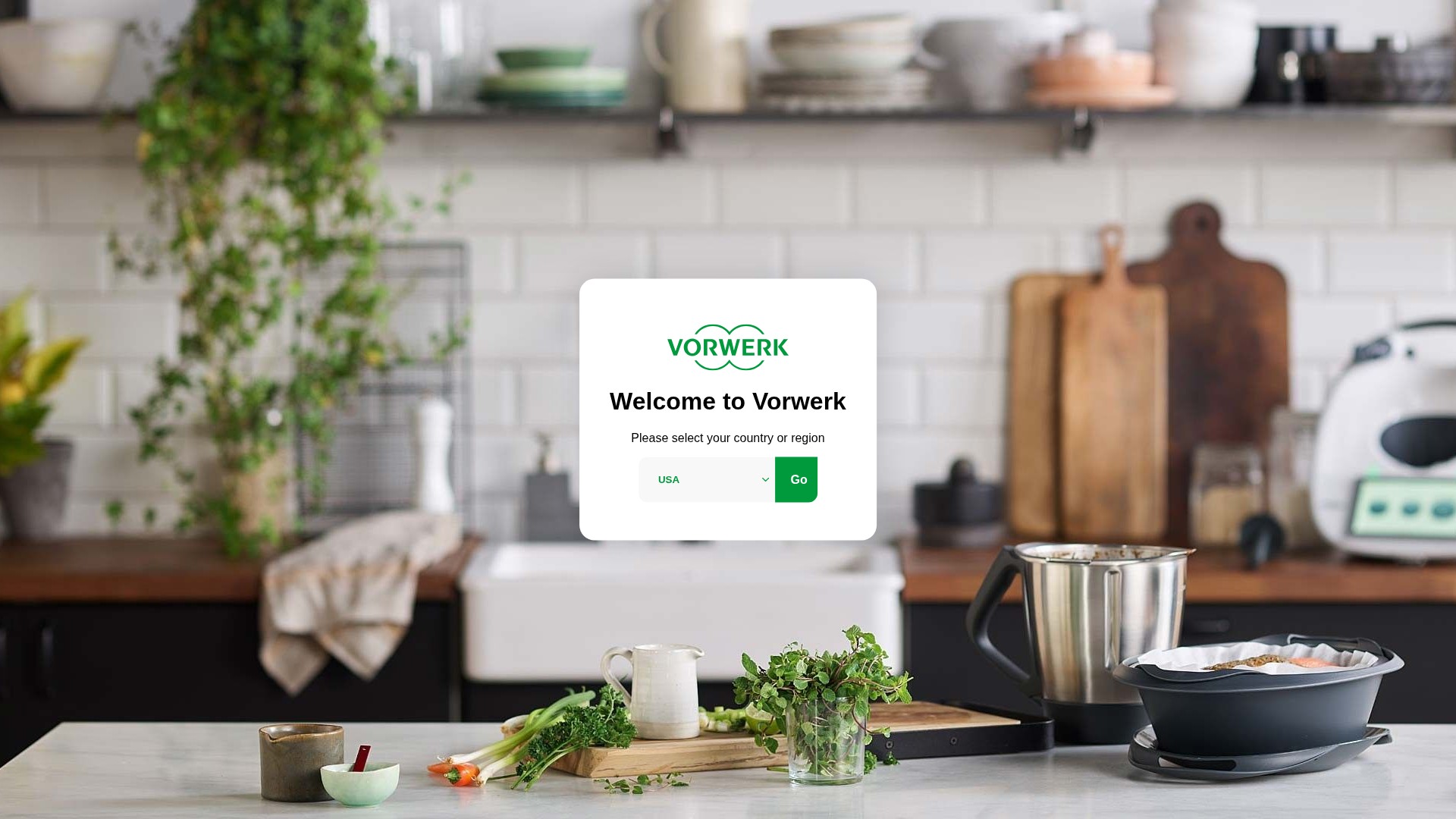 Screenshot of www.vorwerk.com